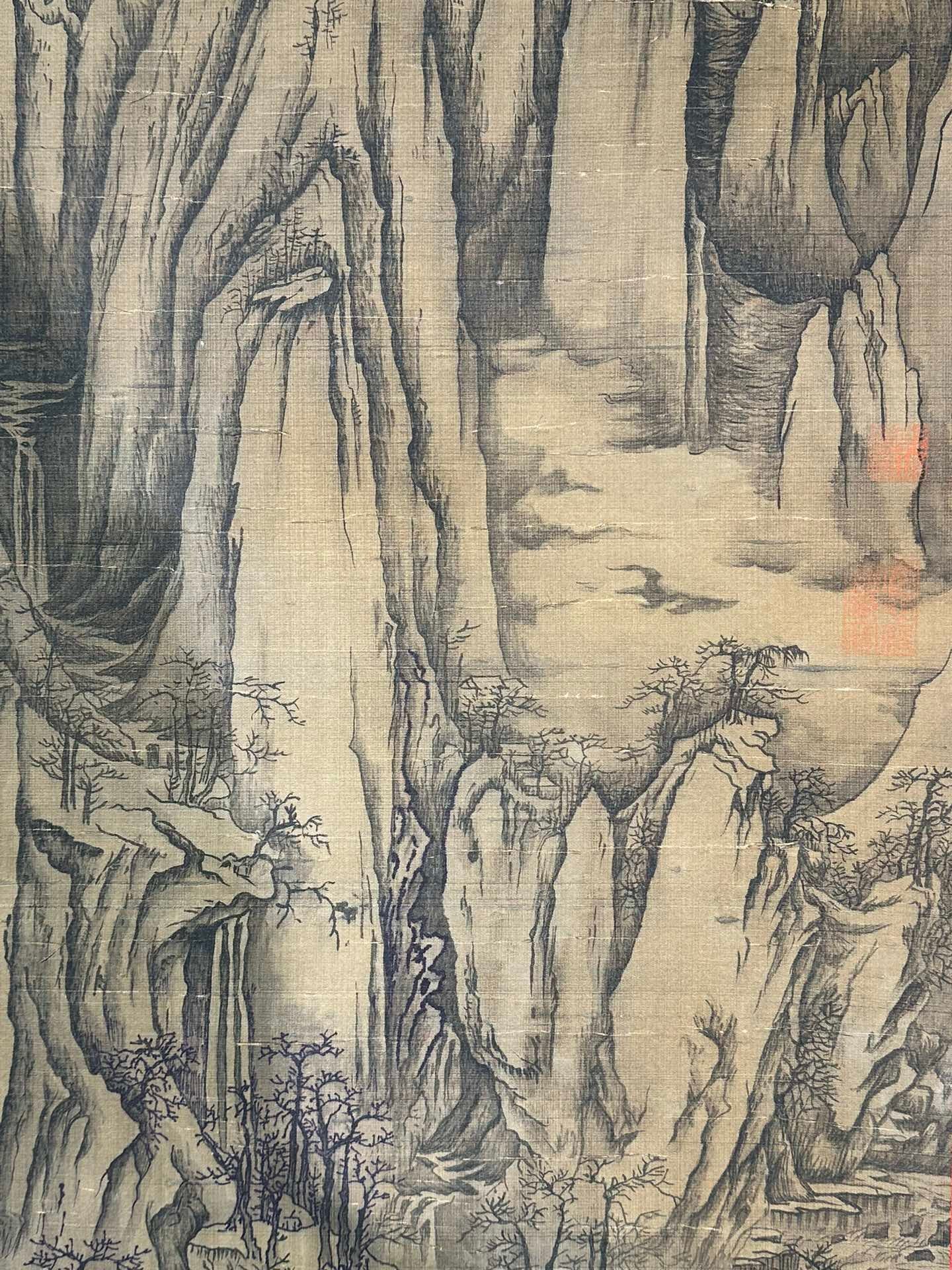 Chinese scroll painting Xuanzong