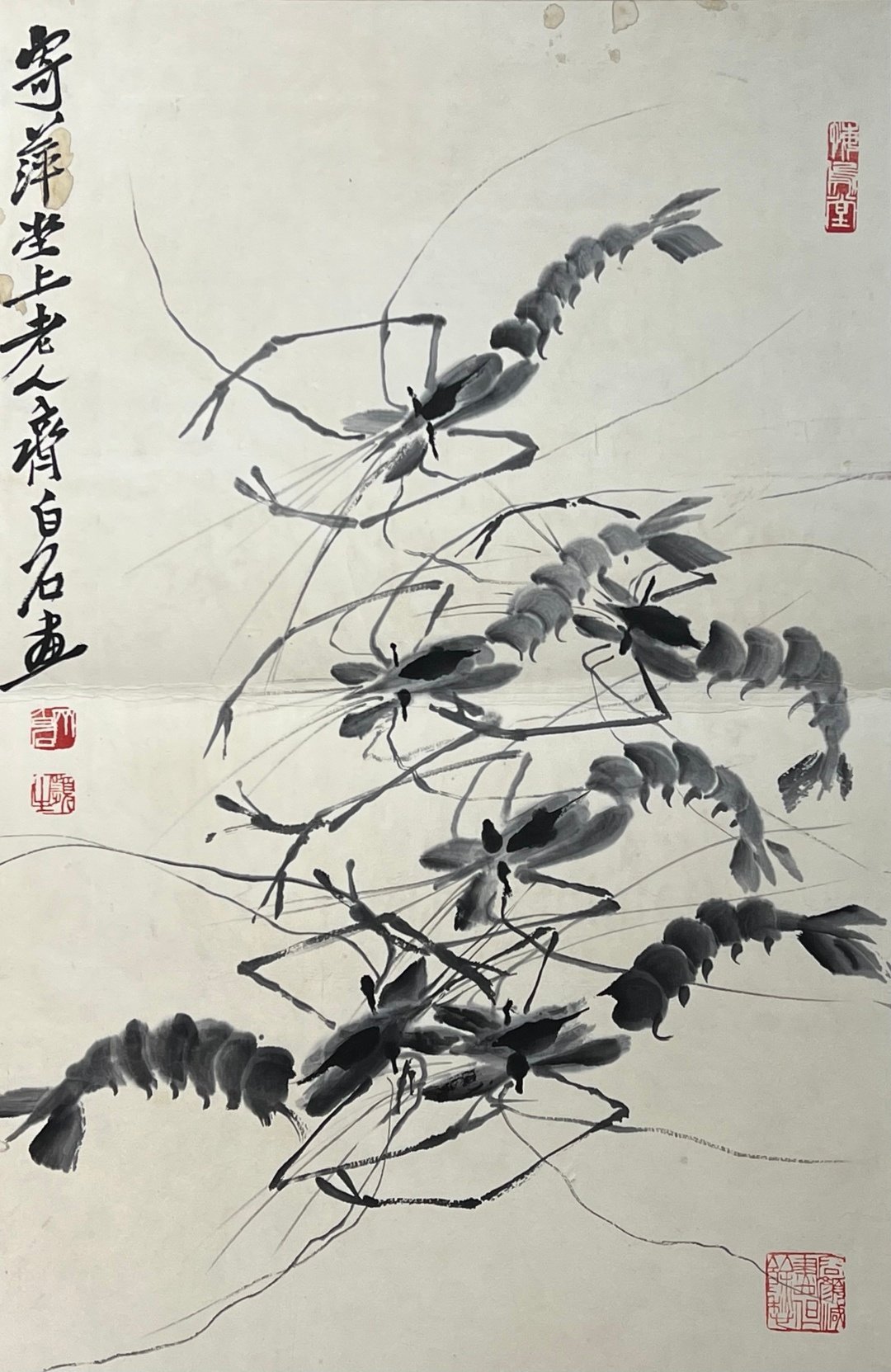 Chinese scroll painting Qi Baishi