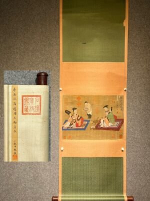 Chinese scroll painting Sun Yat sen