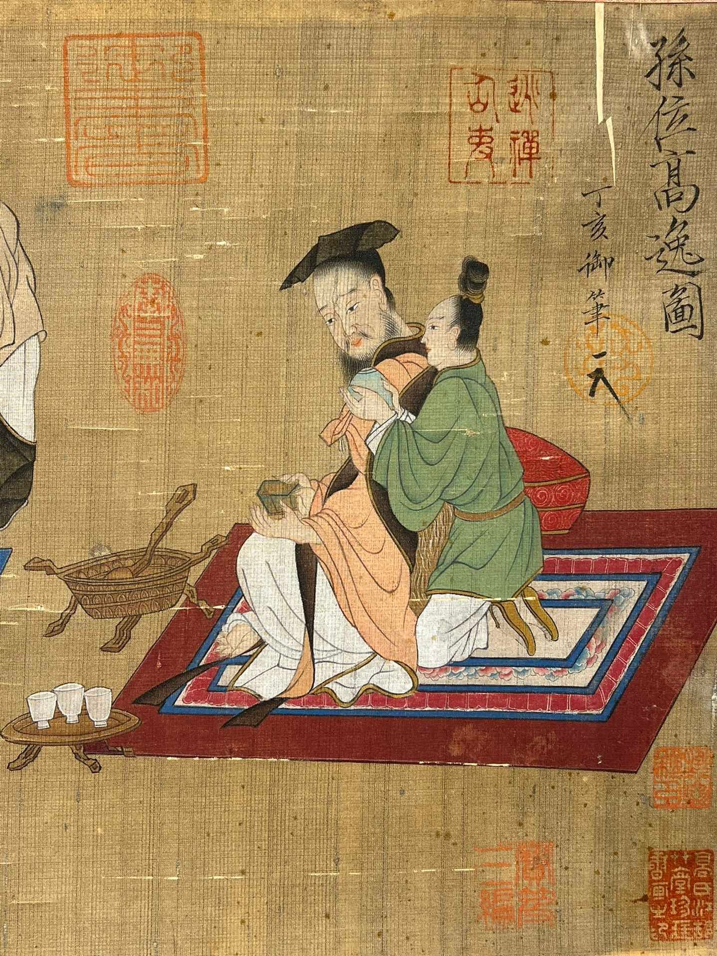 Chinese scroll painting Sun Yat sen