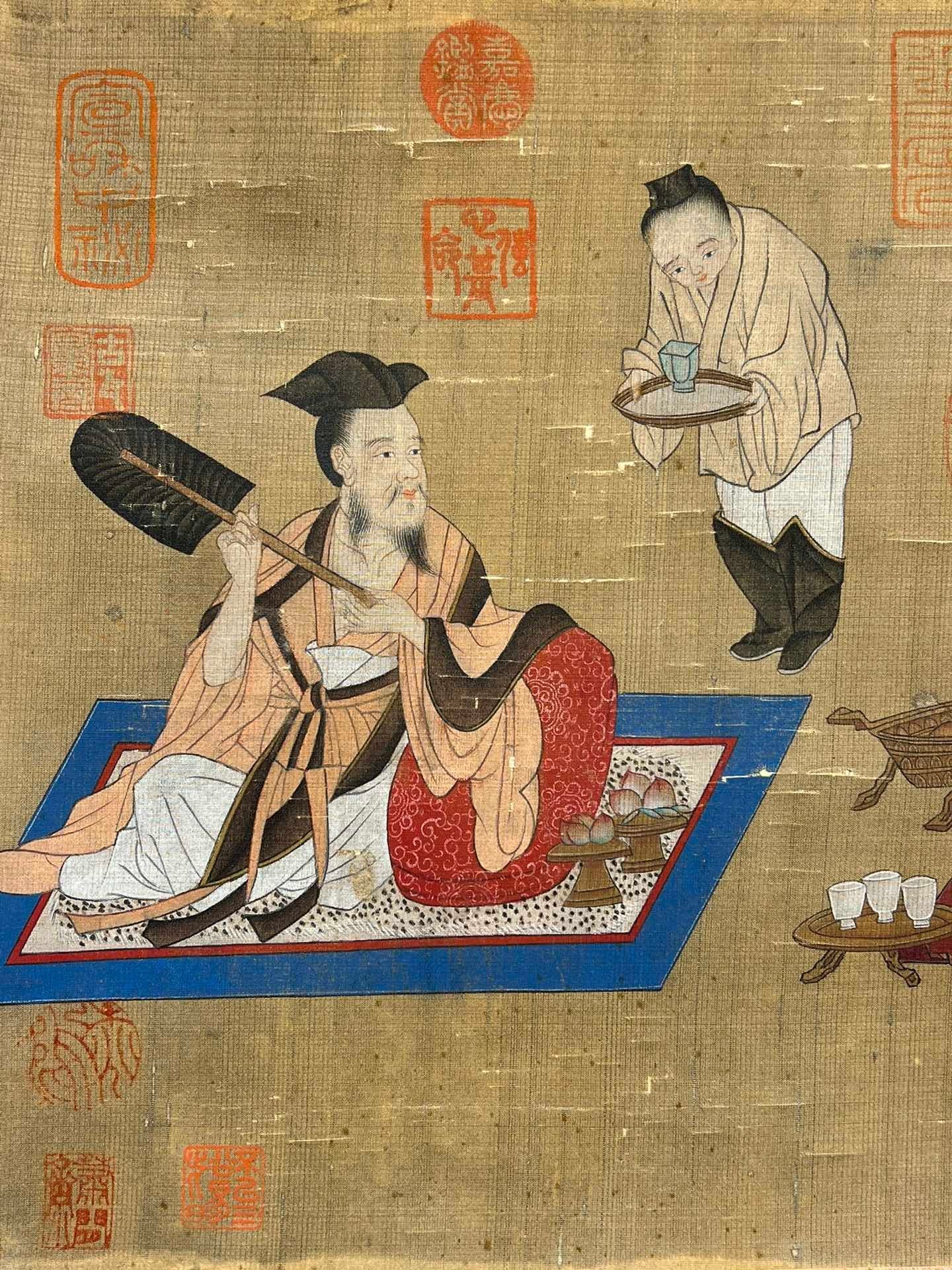 Chinese scroll painting Sun Yat sen