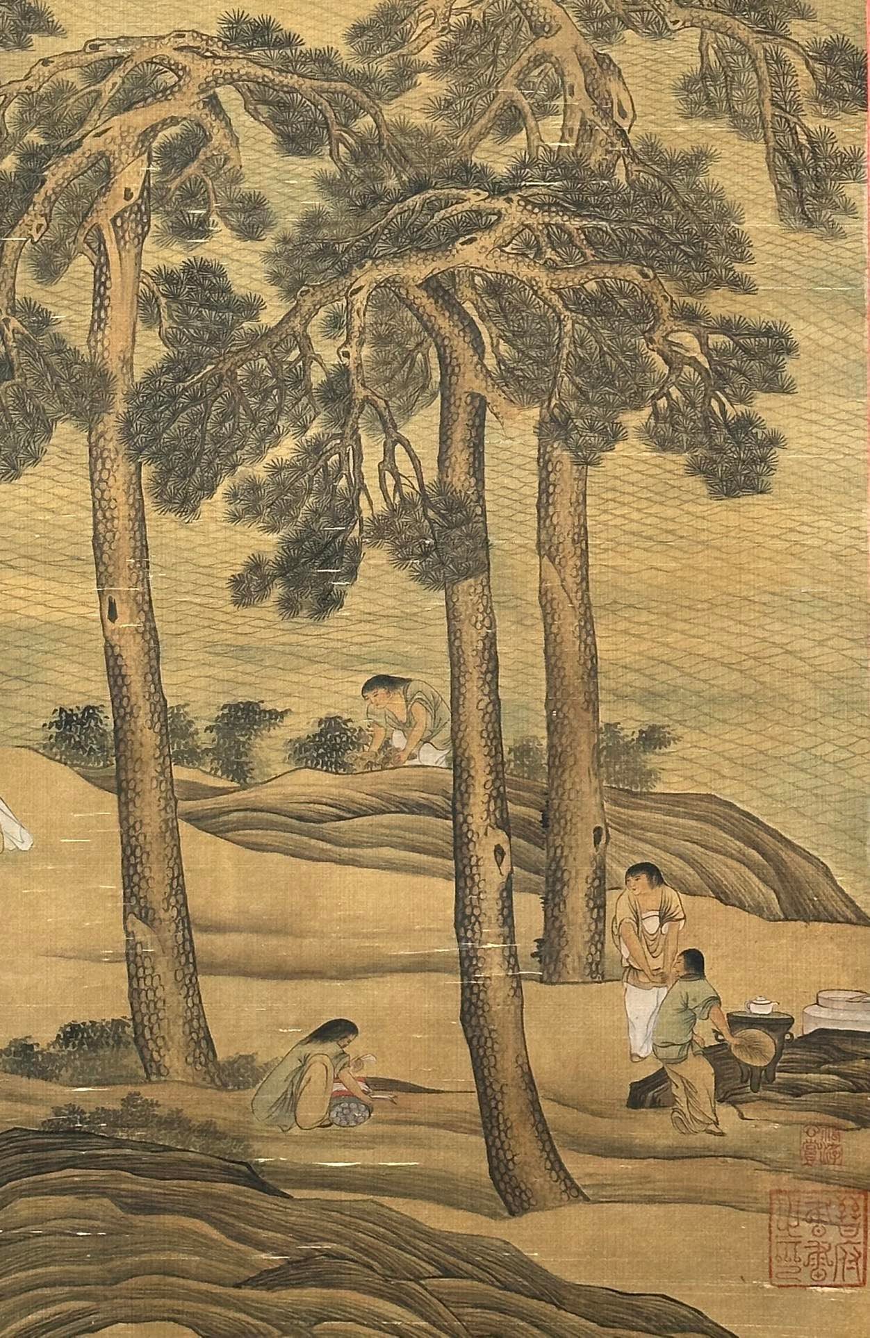 Chinese scroll painting Li Sixun