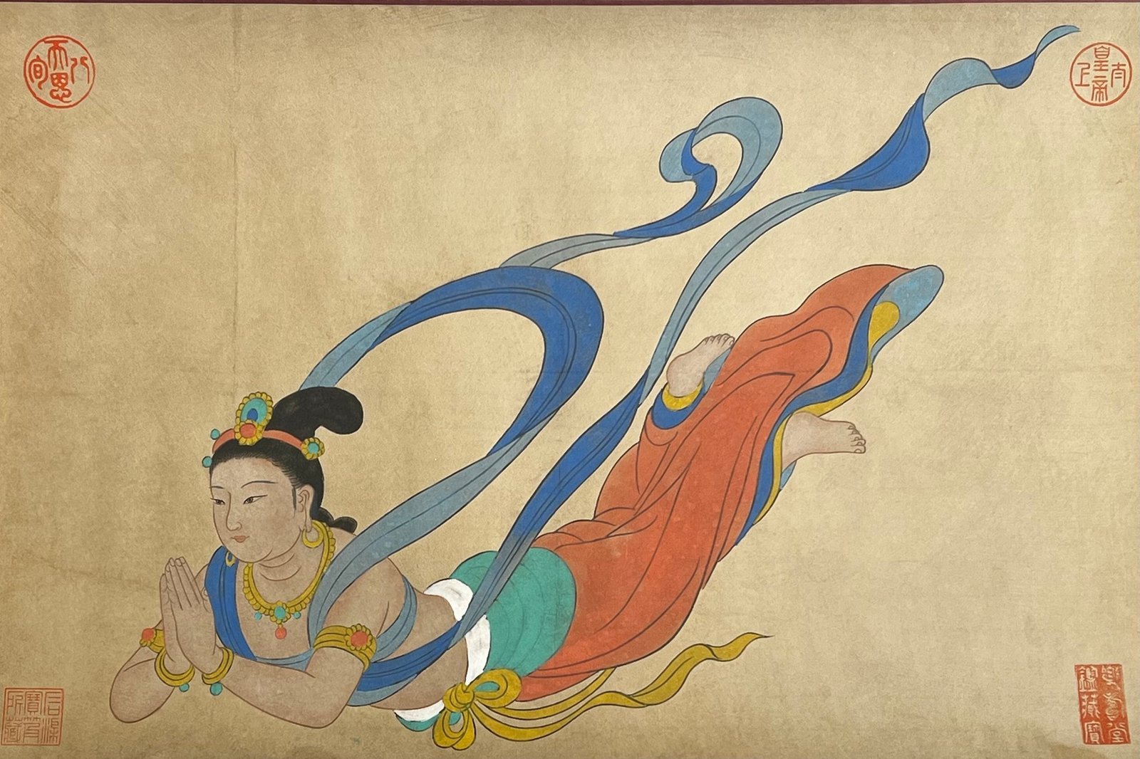 Chinese scroll painting Emperor s Fine