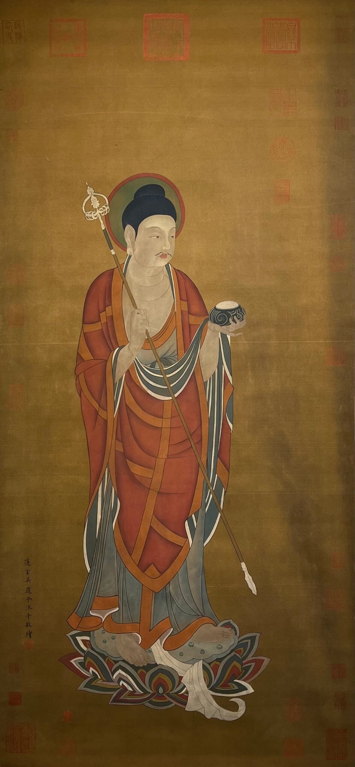 Chinese scroll painting Wu Daozi