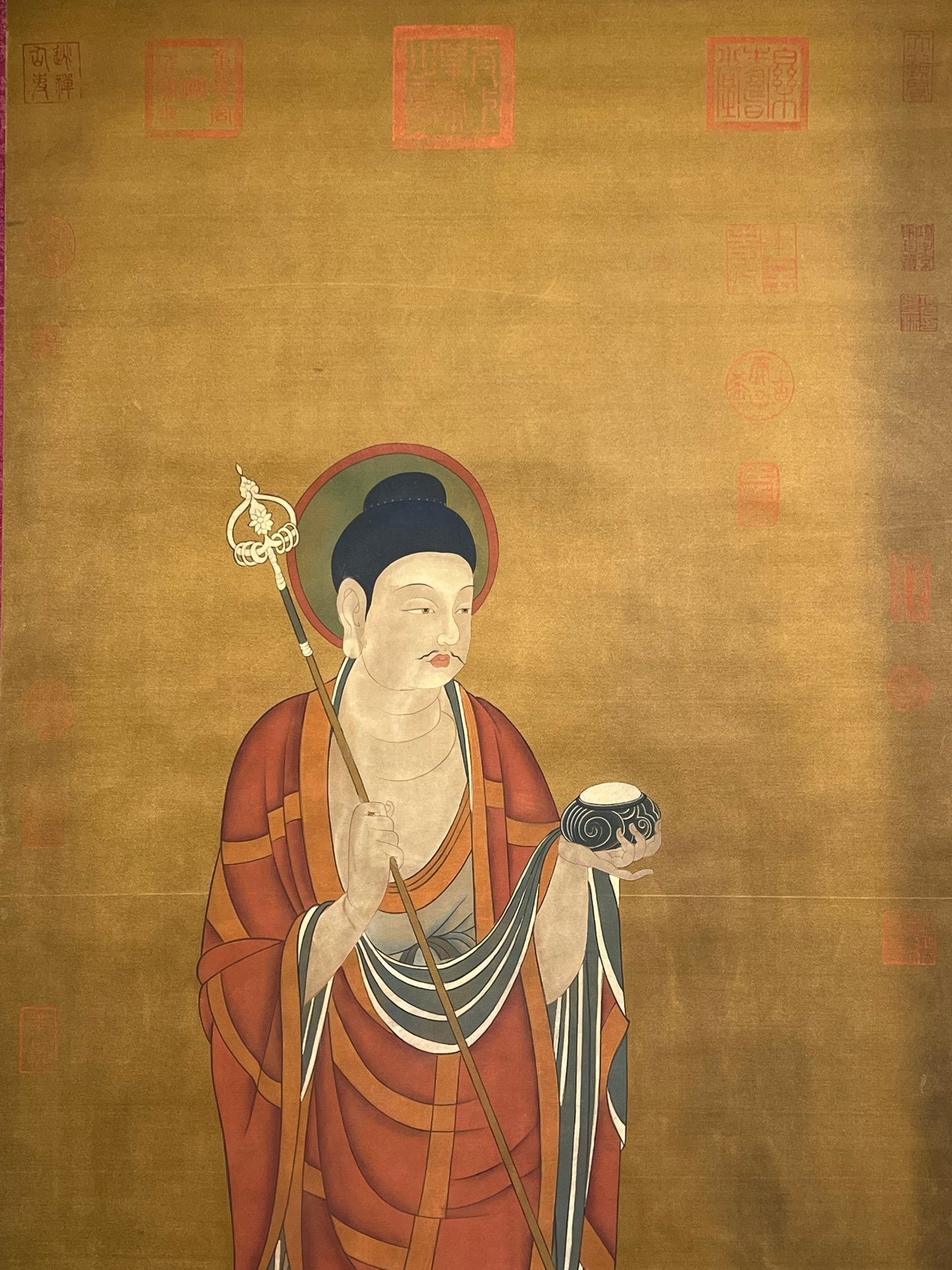 Chinese scroll painting Wu Daozi