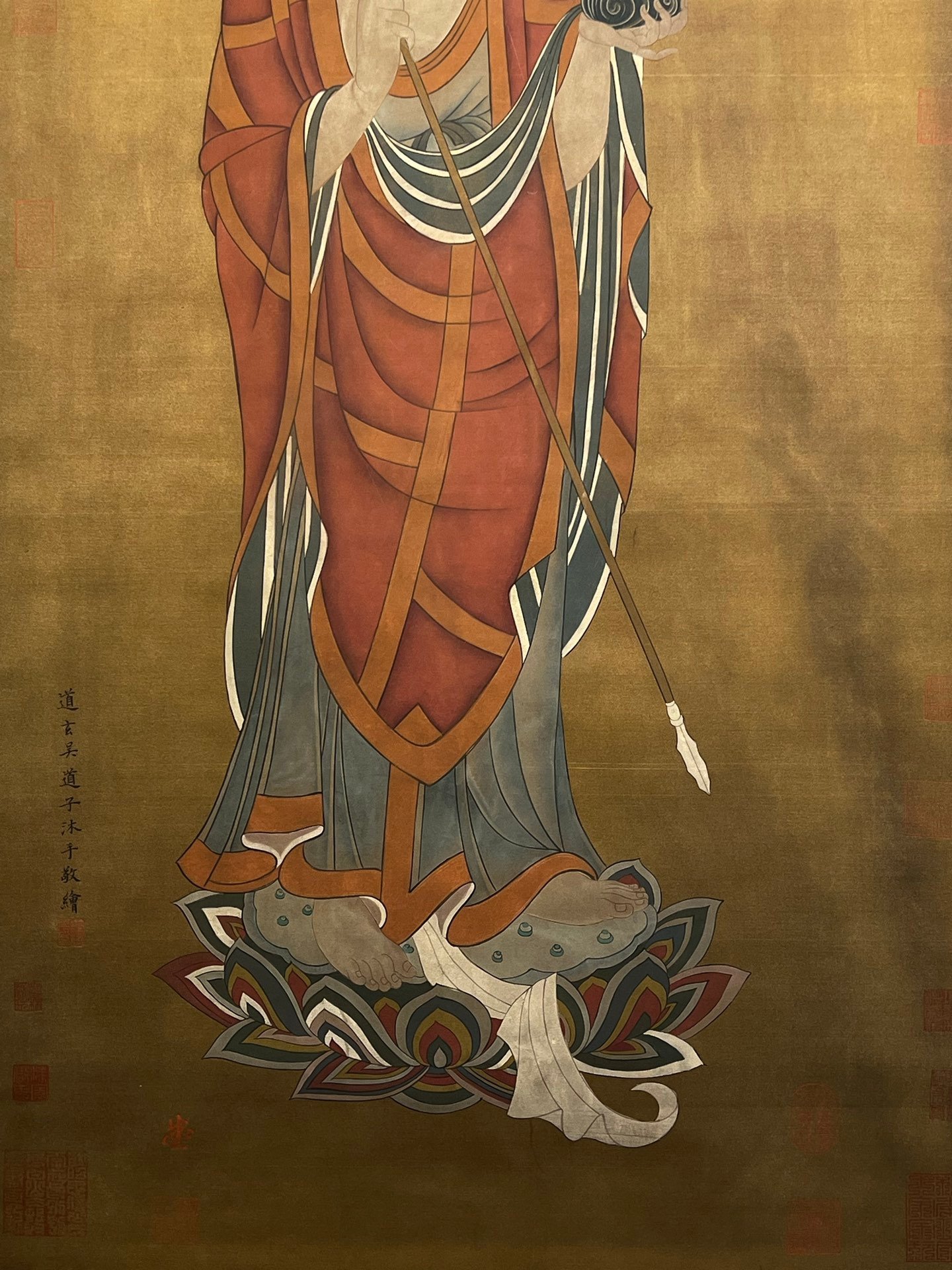 Chinese scroll painting Wu Daozi