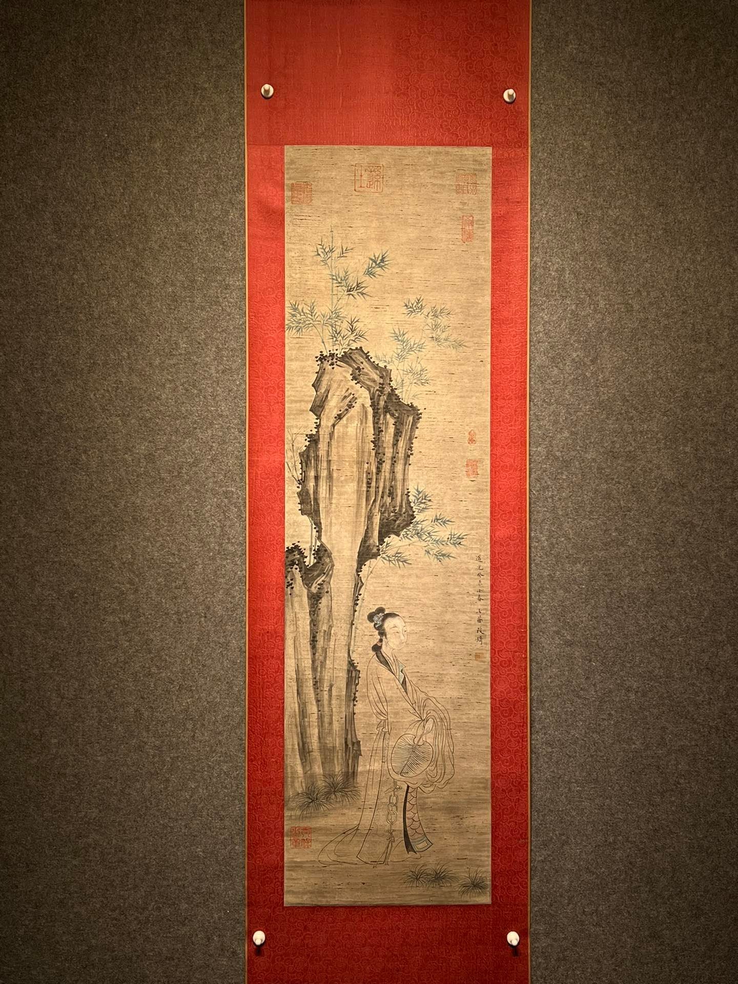 Chinese scroll painting Gaiqi Fine