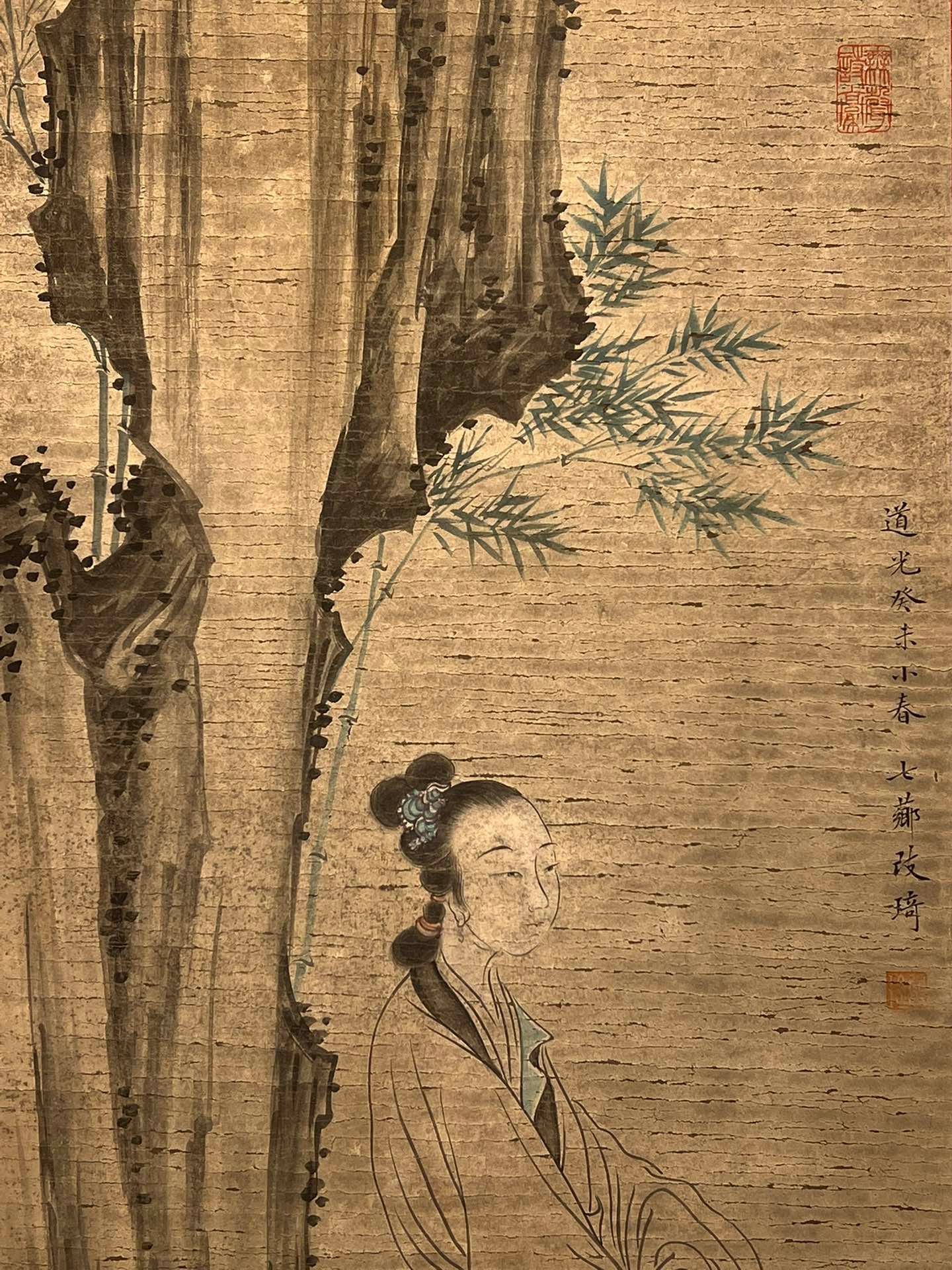 Chinese scroll painting Gaiqi Fine