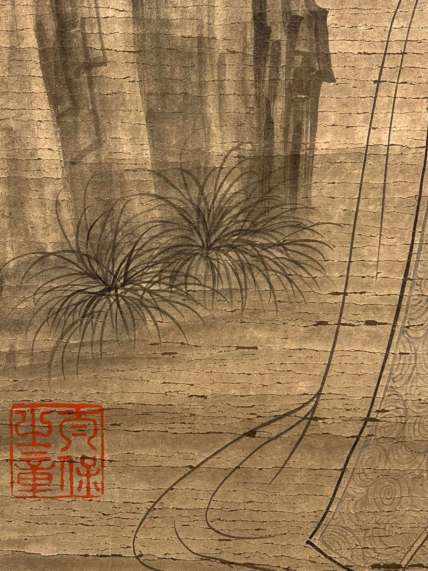 Chinese scroll painting Gaiqi Fine