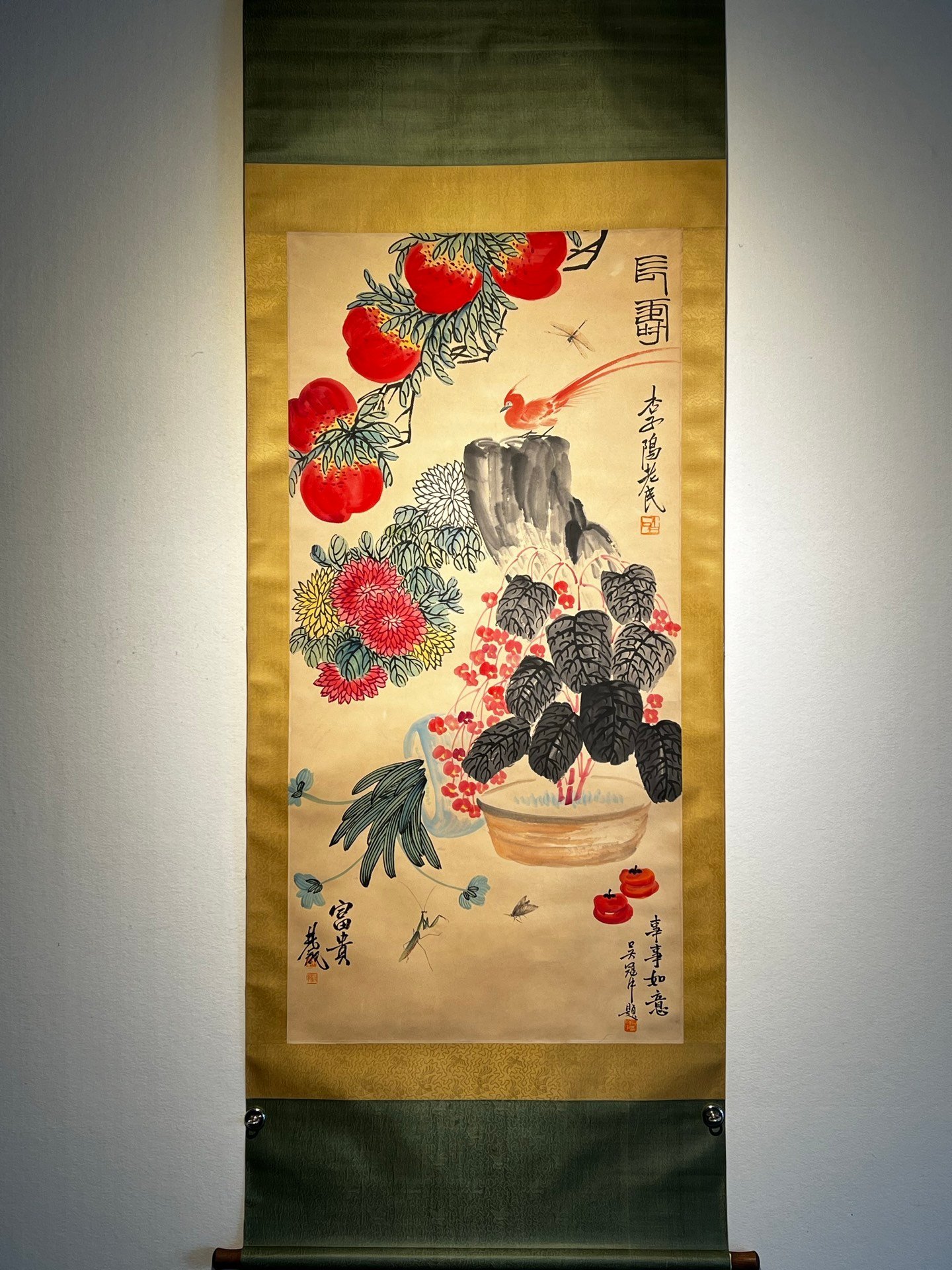 Chinese scroll painting Qi Baishi