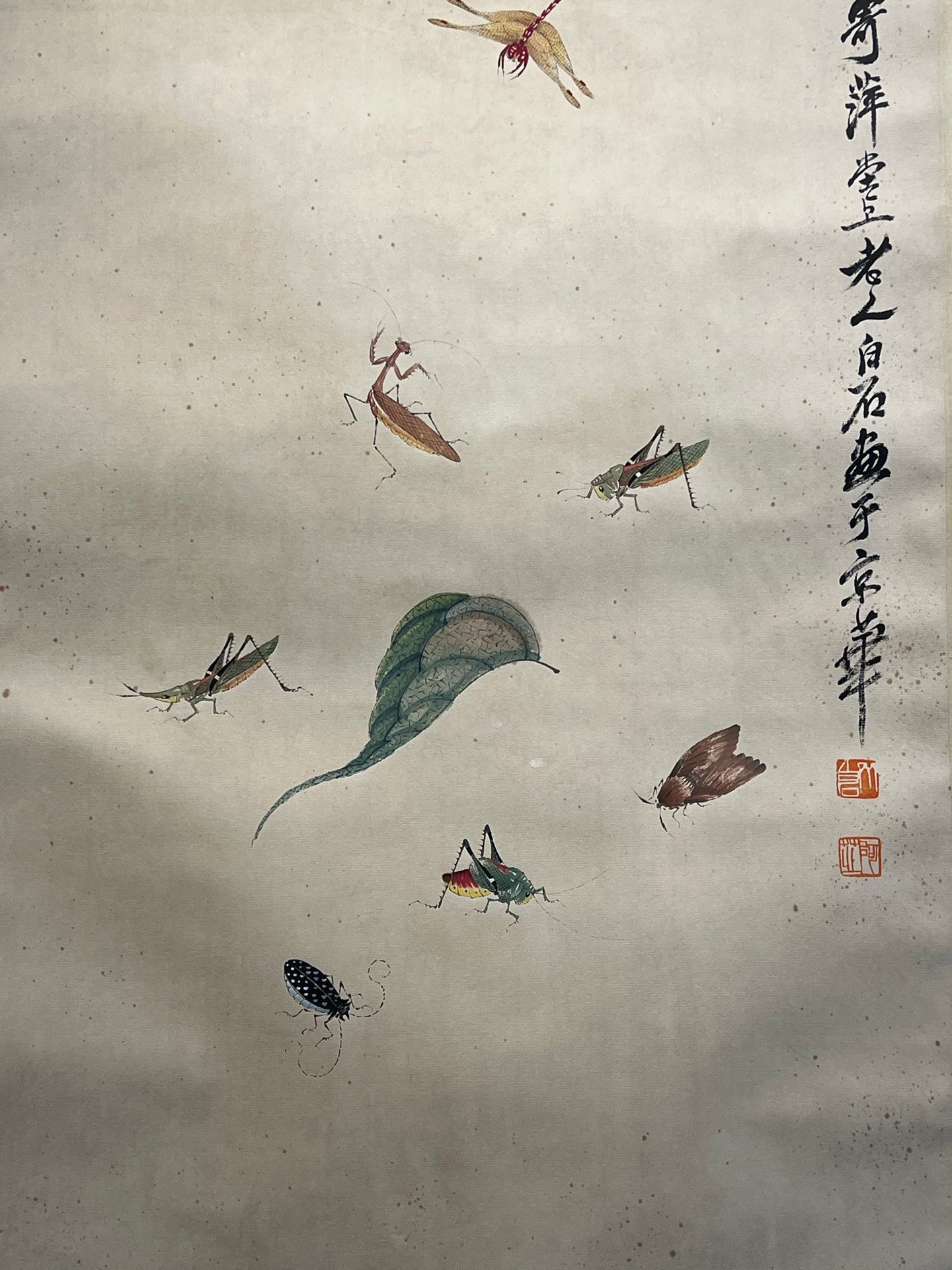 Chinese scroll painting Qi Baishi