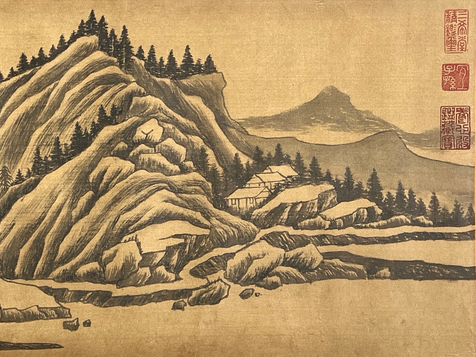 Chinese scroll painting Tang Yin