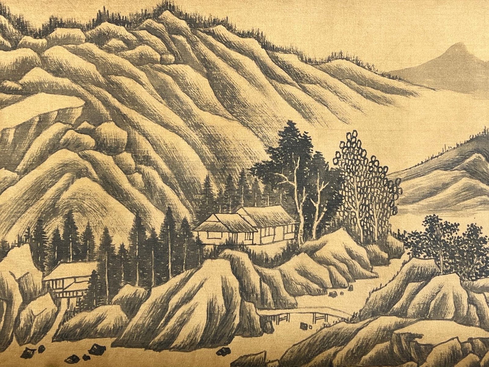 Chinese scroll painting Tang Yin