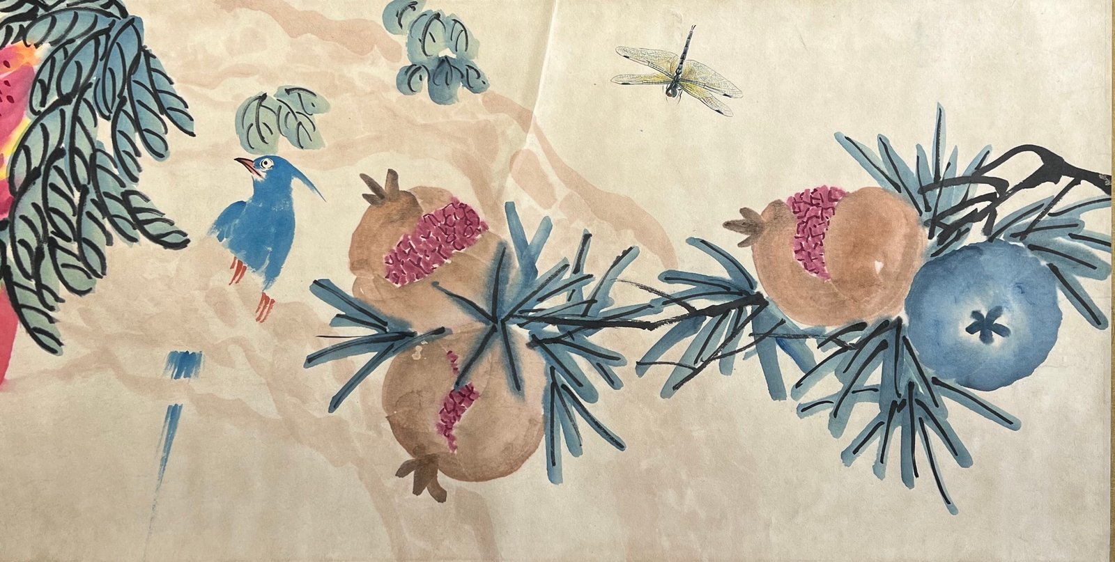 Chinese scroll painting Qi Baishi
