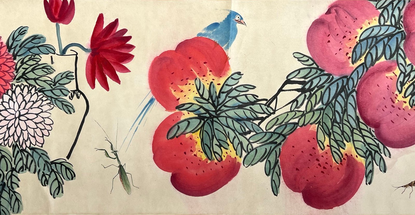 Chinese scroll painting Qi Baishi