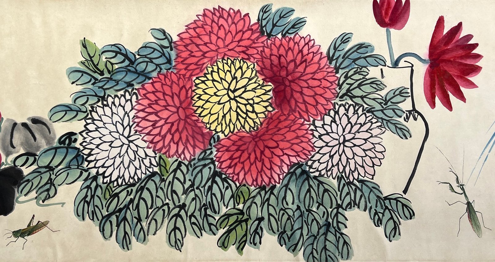 Chinese scroll painting Qi Baishi