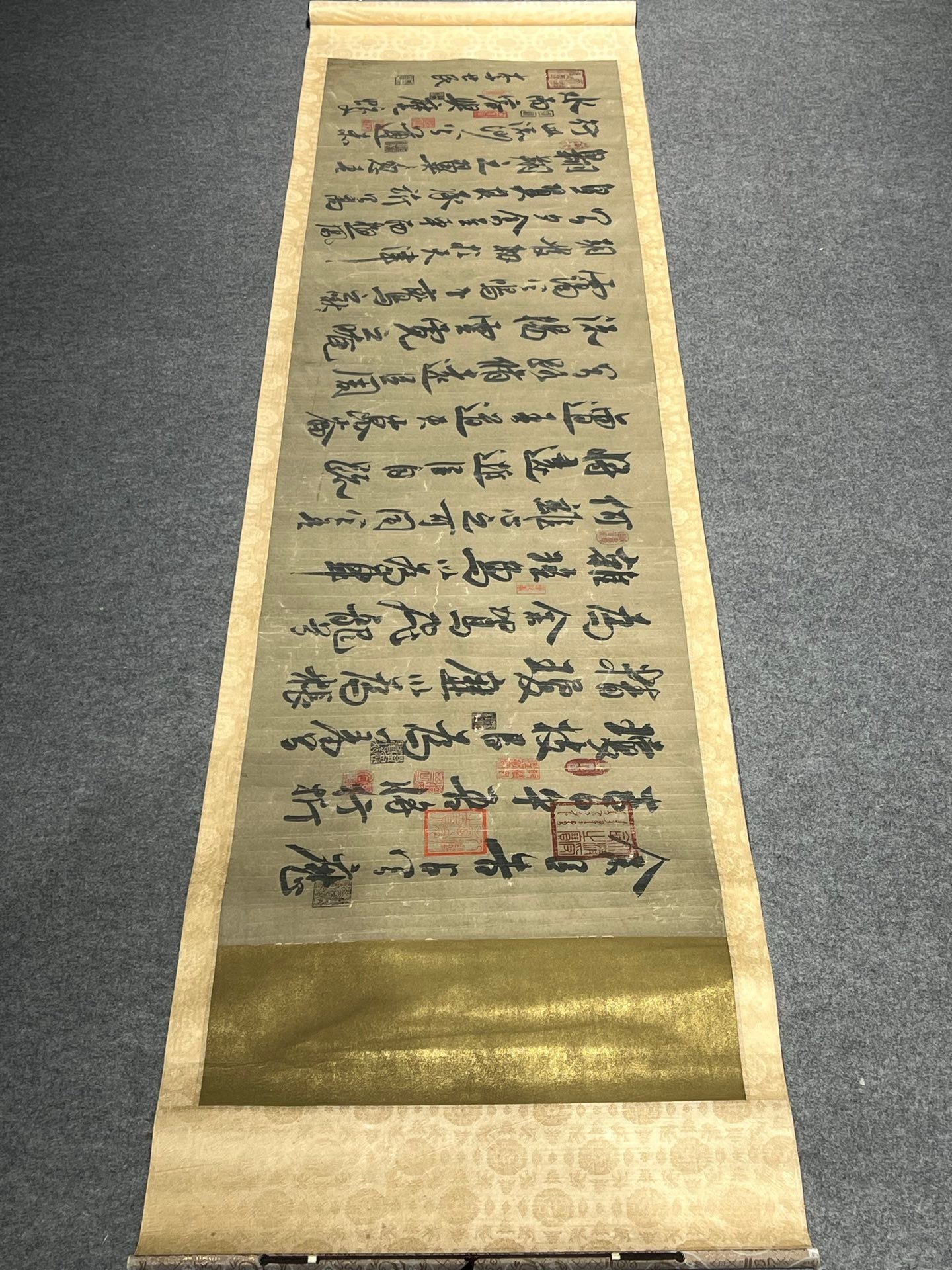 Chinese scroll painting Li Shimin