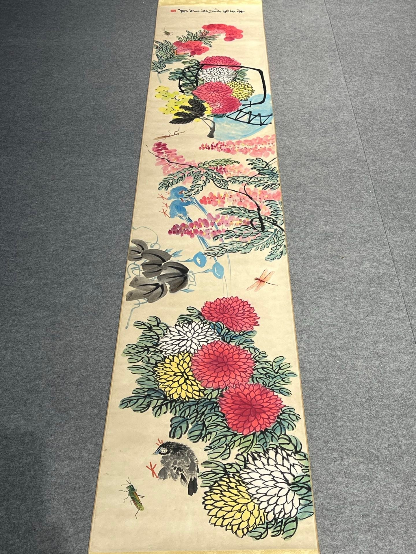 Chinese scroll painting Qi Baishi