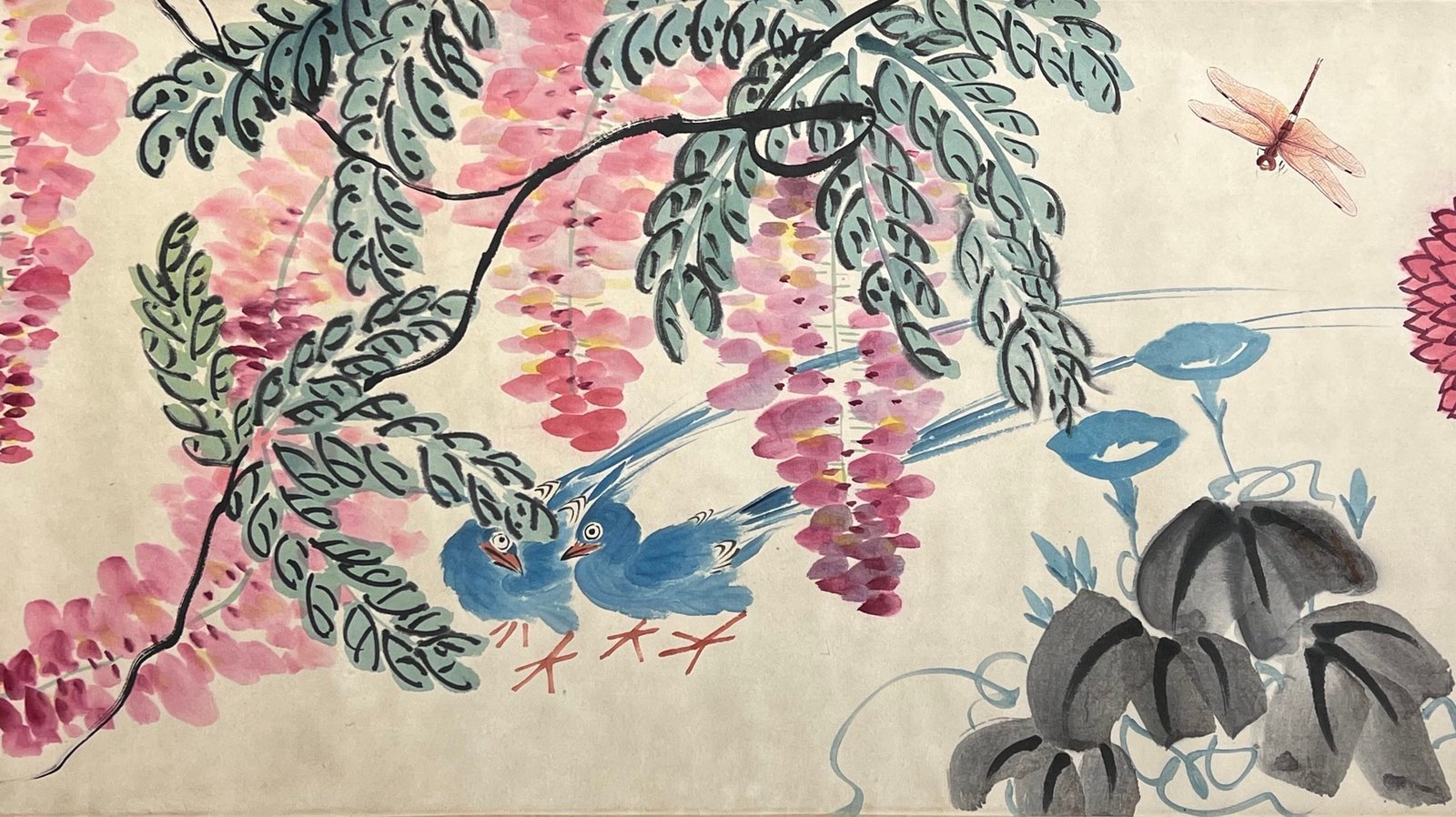 Chinese scroll painting Qi Baishi