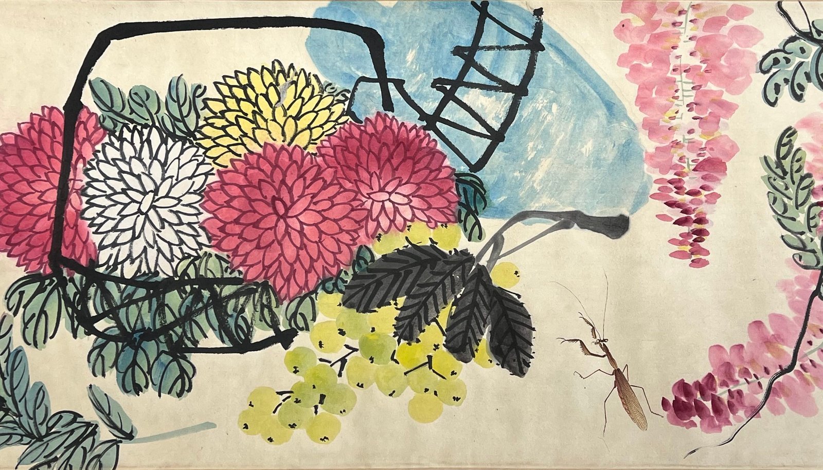 Chinese scroll painting Qi Baishi