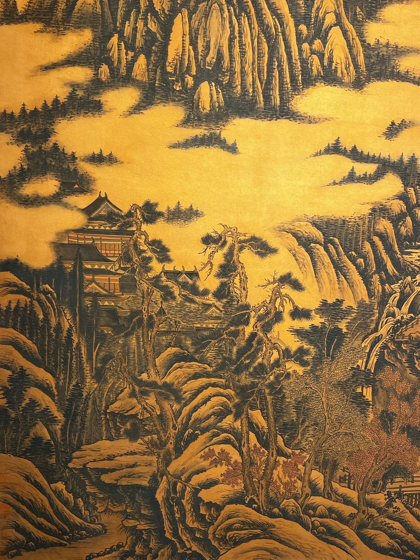Chinese scroll painting Dong Yuan