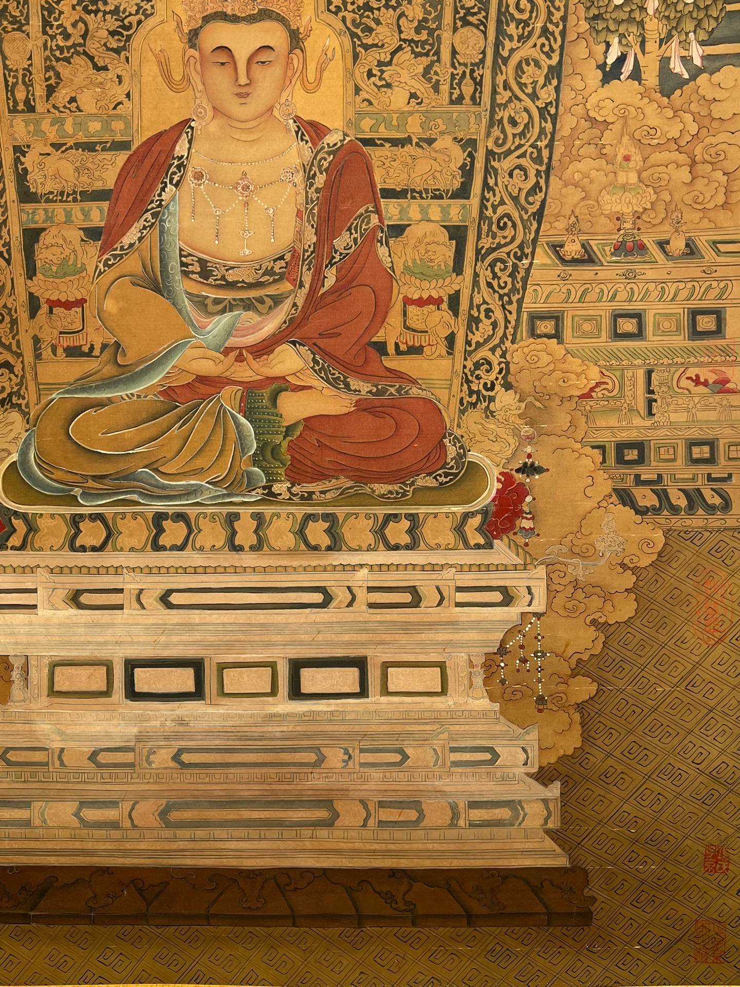 Chinese scroll painting Wang Zhenpeng