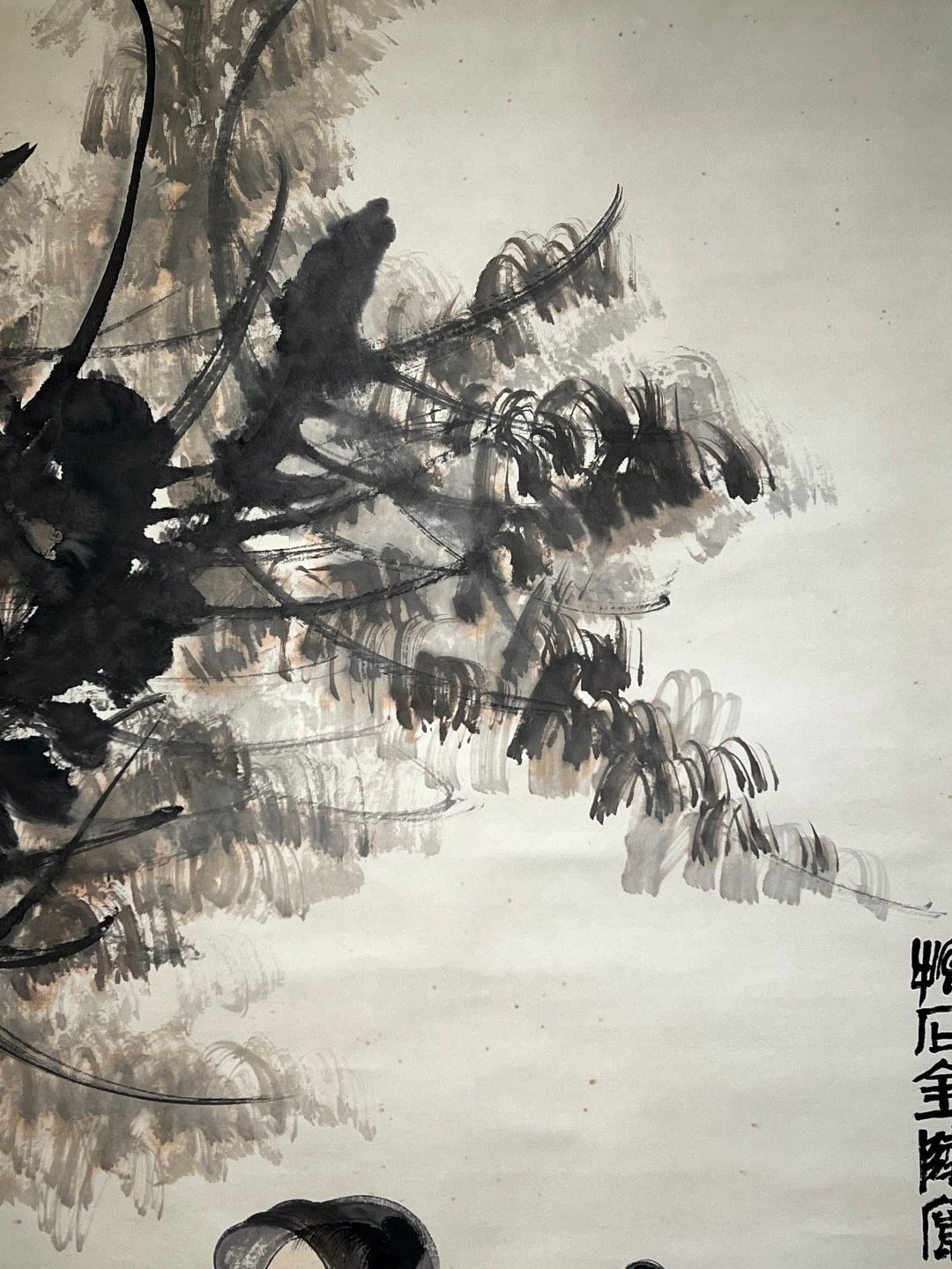 Chinese scroll painting Fu Baoshi