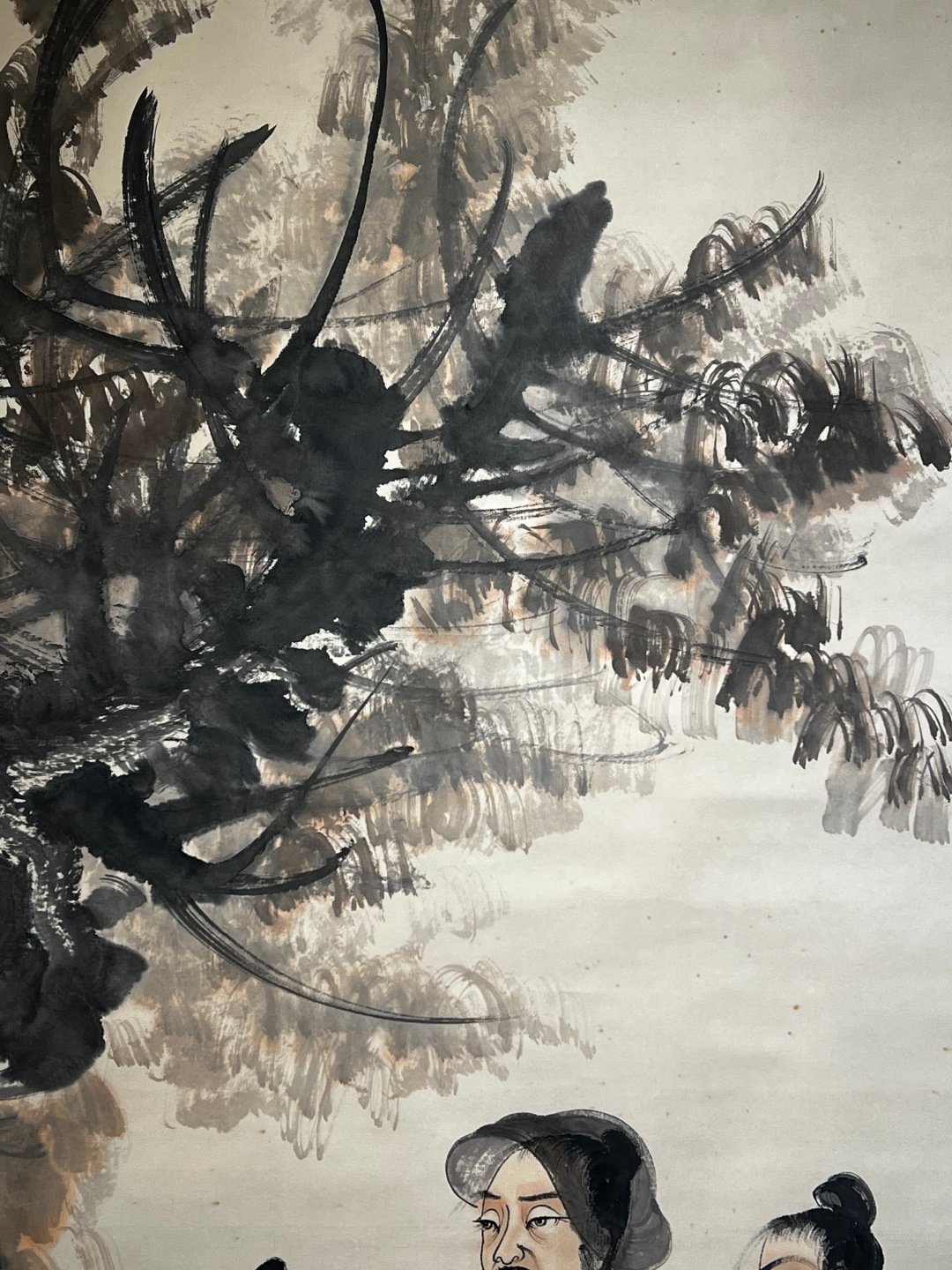 Chinese scroll painting Fu Baoshi