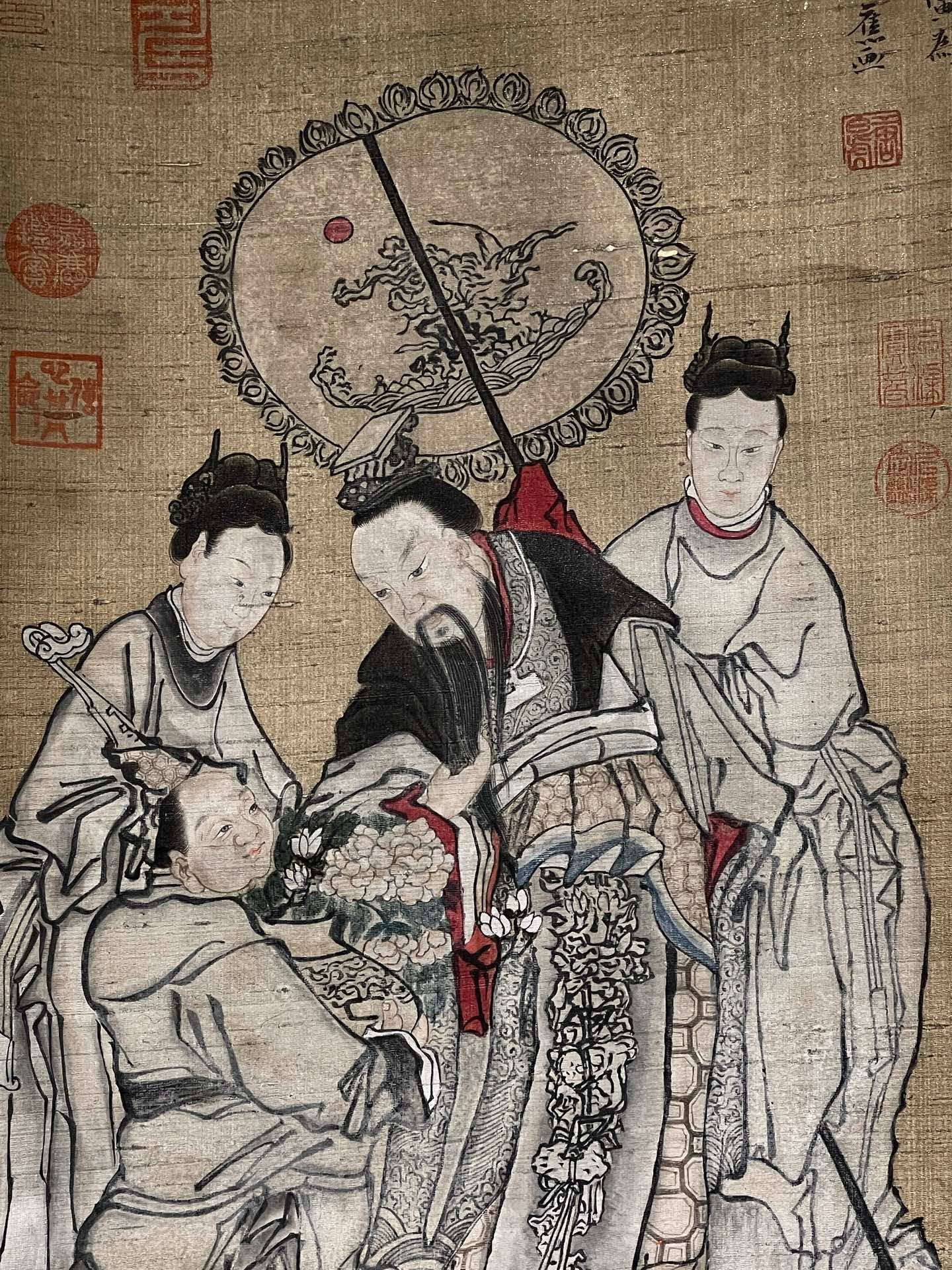 Chinese scroll painting Tang Yin