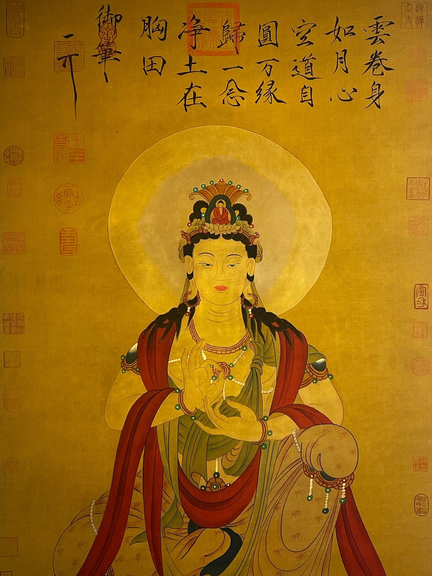 Chinese scroll painting Suiren