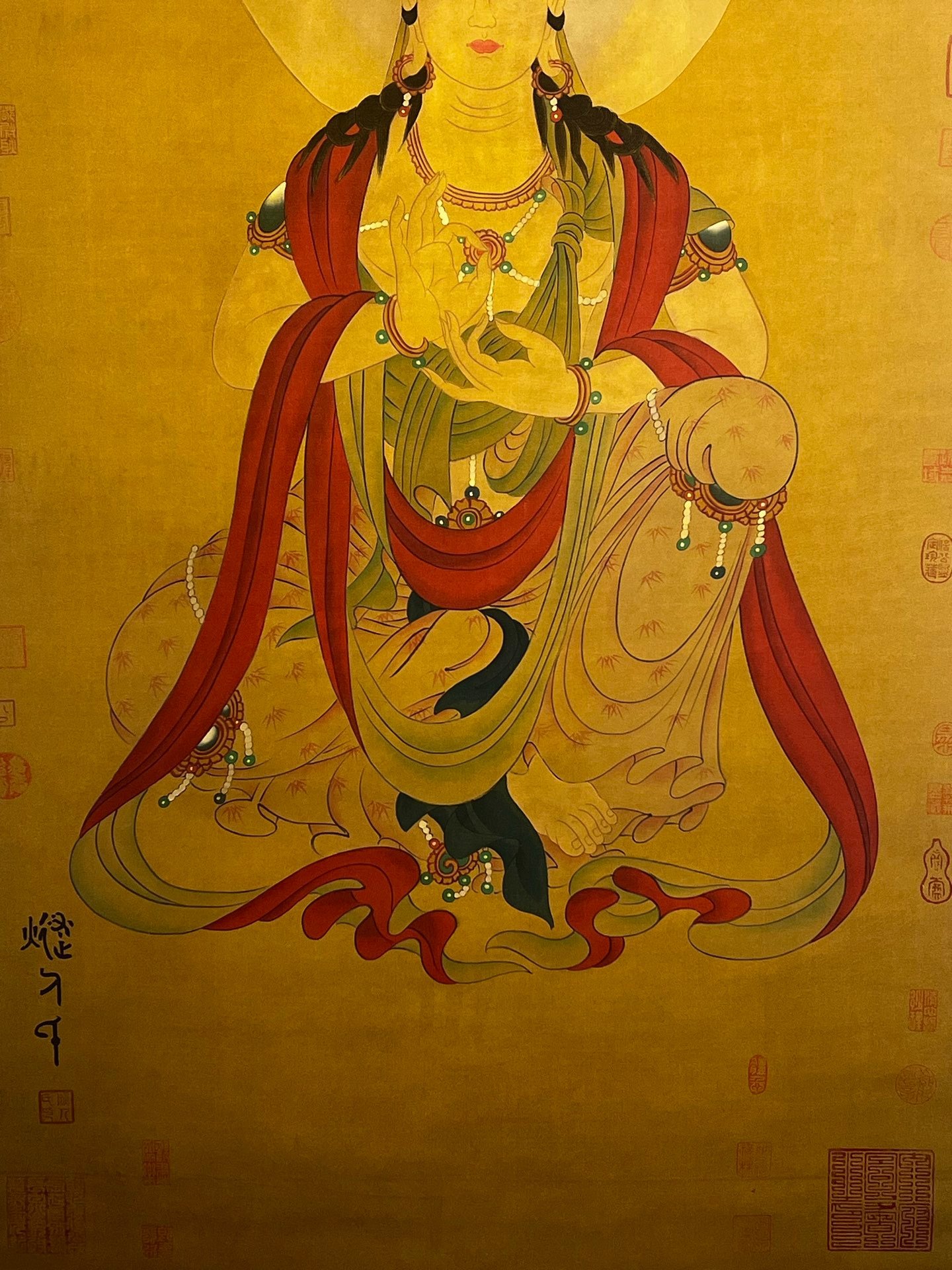 Chinese scroll painting Suiren