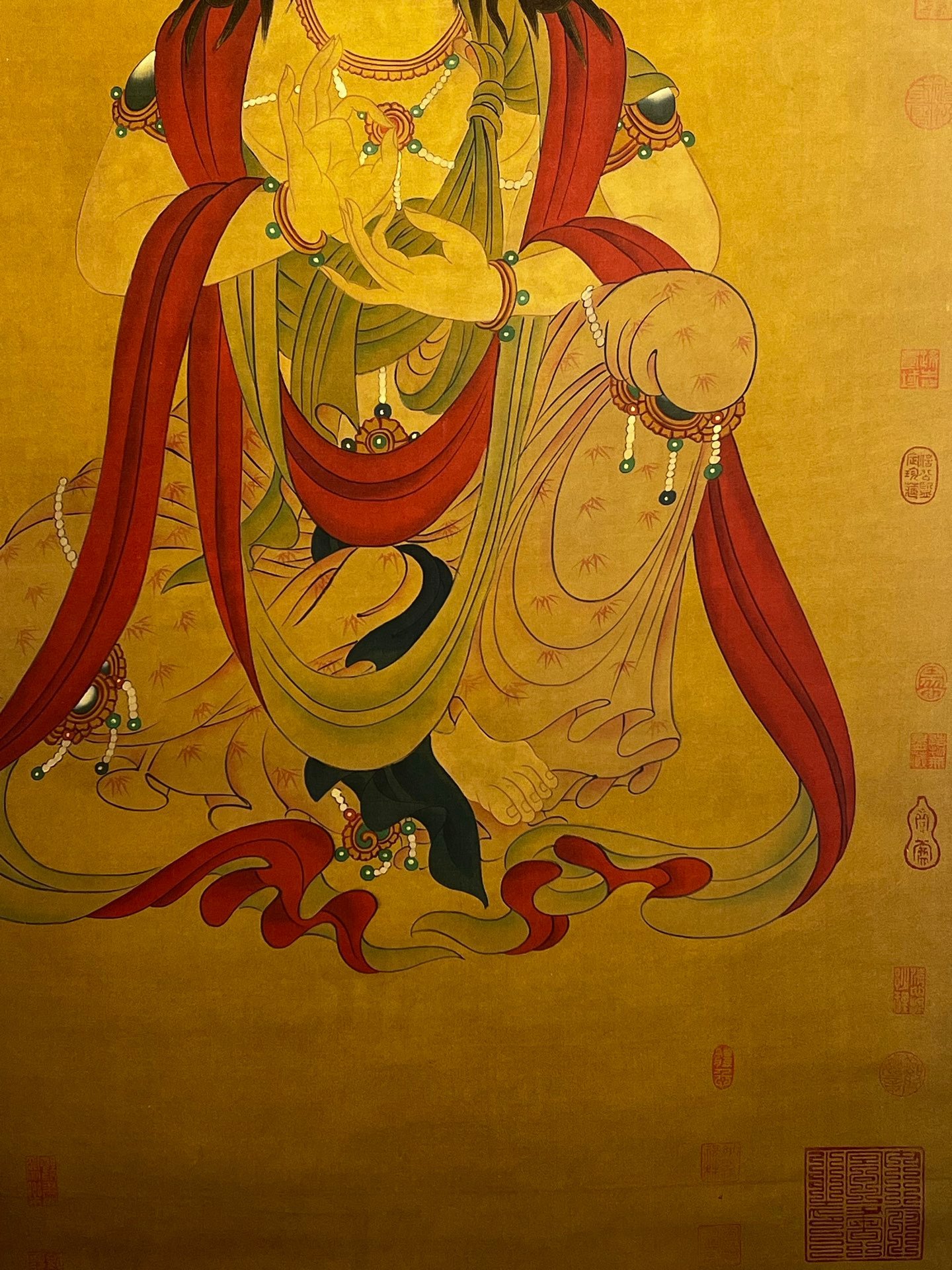 Chinese scroll painting Suiren
