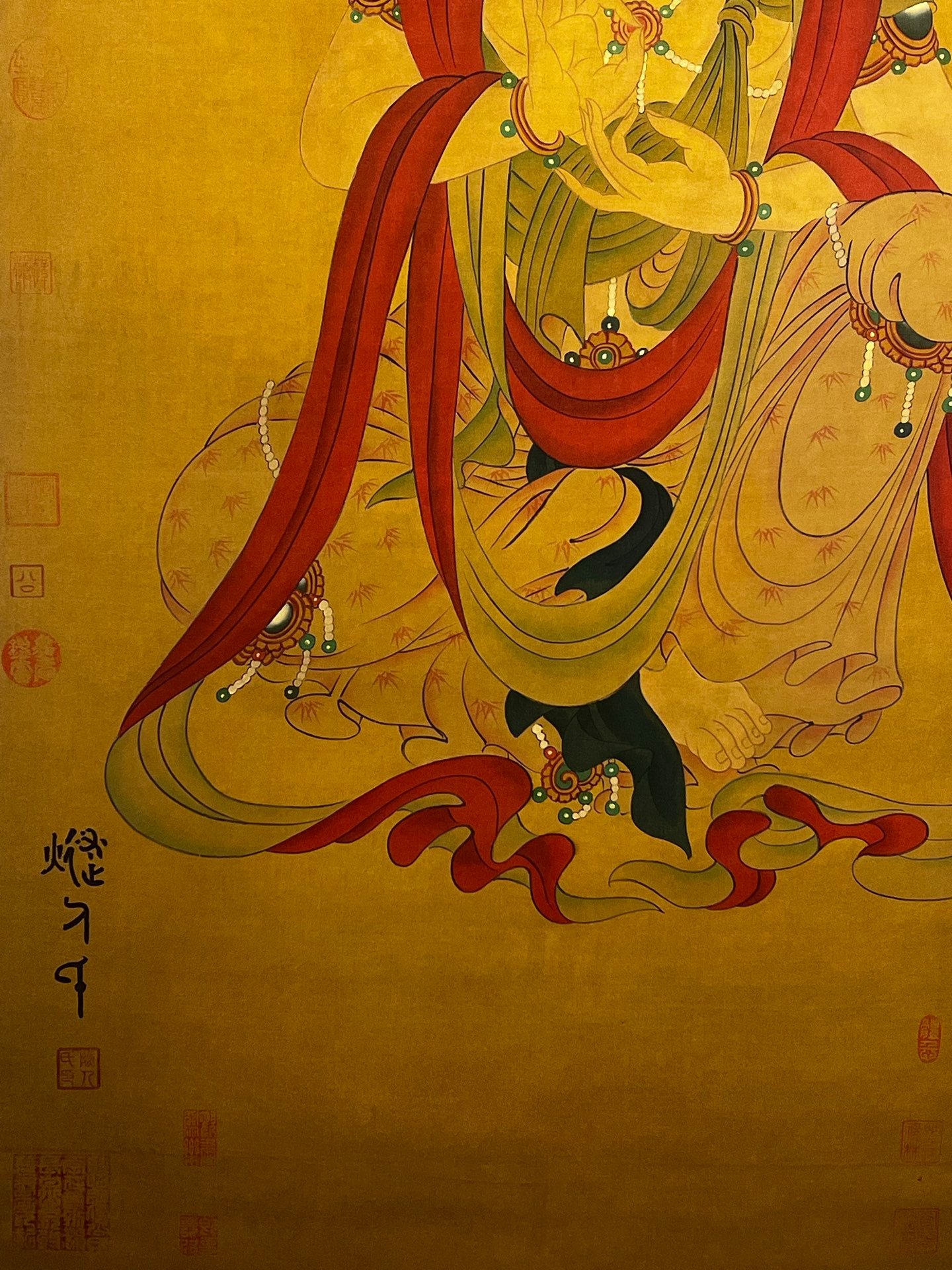 Chinese scroll painting Suiren