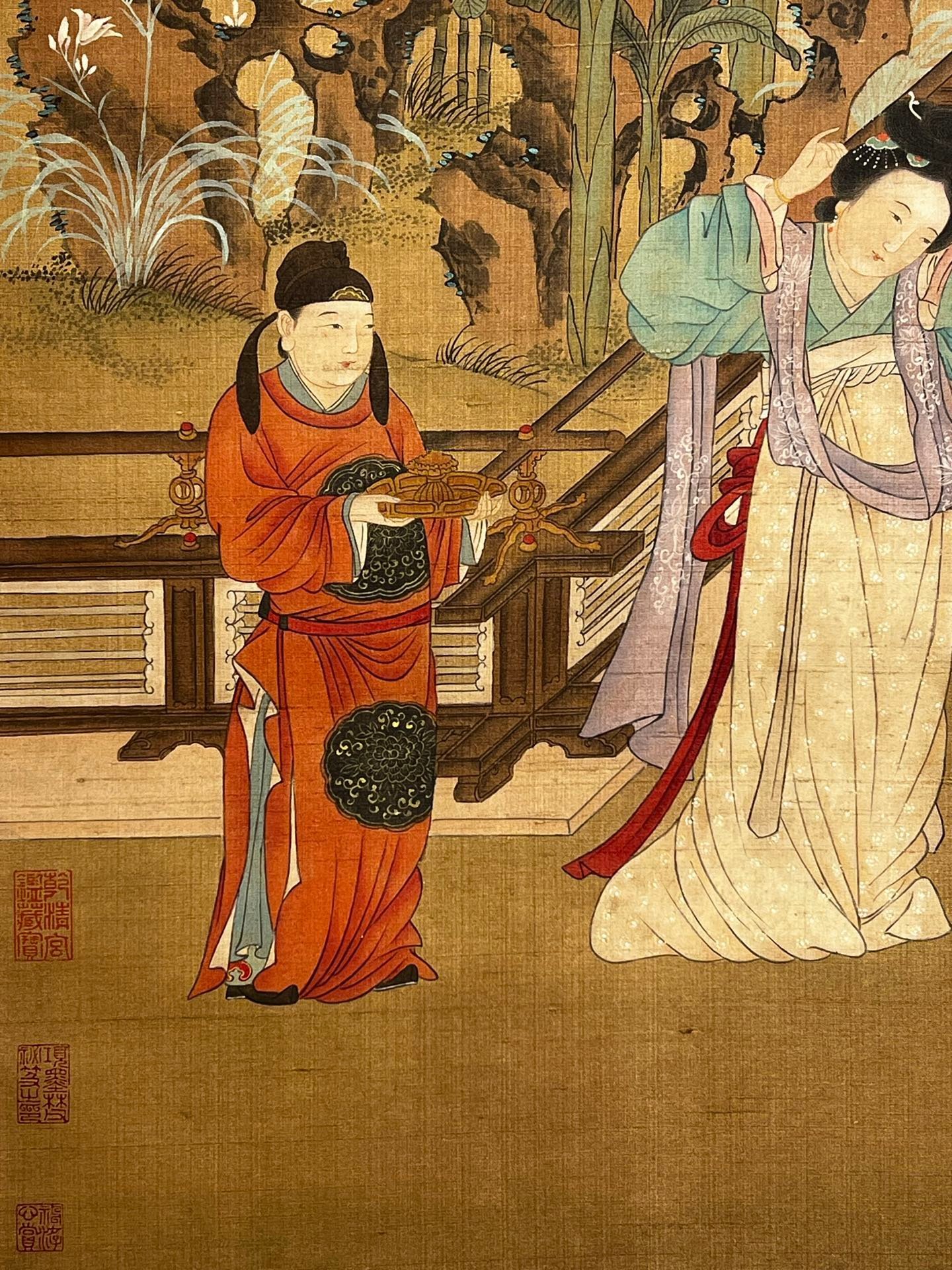 Chinese scroll painting Tang Yin