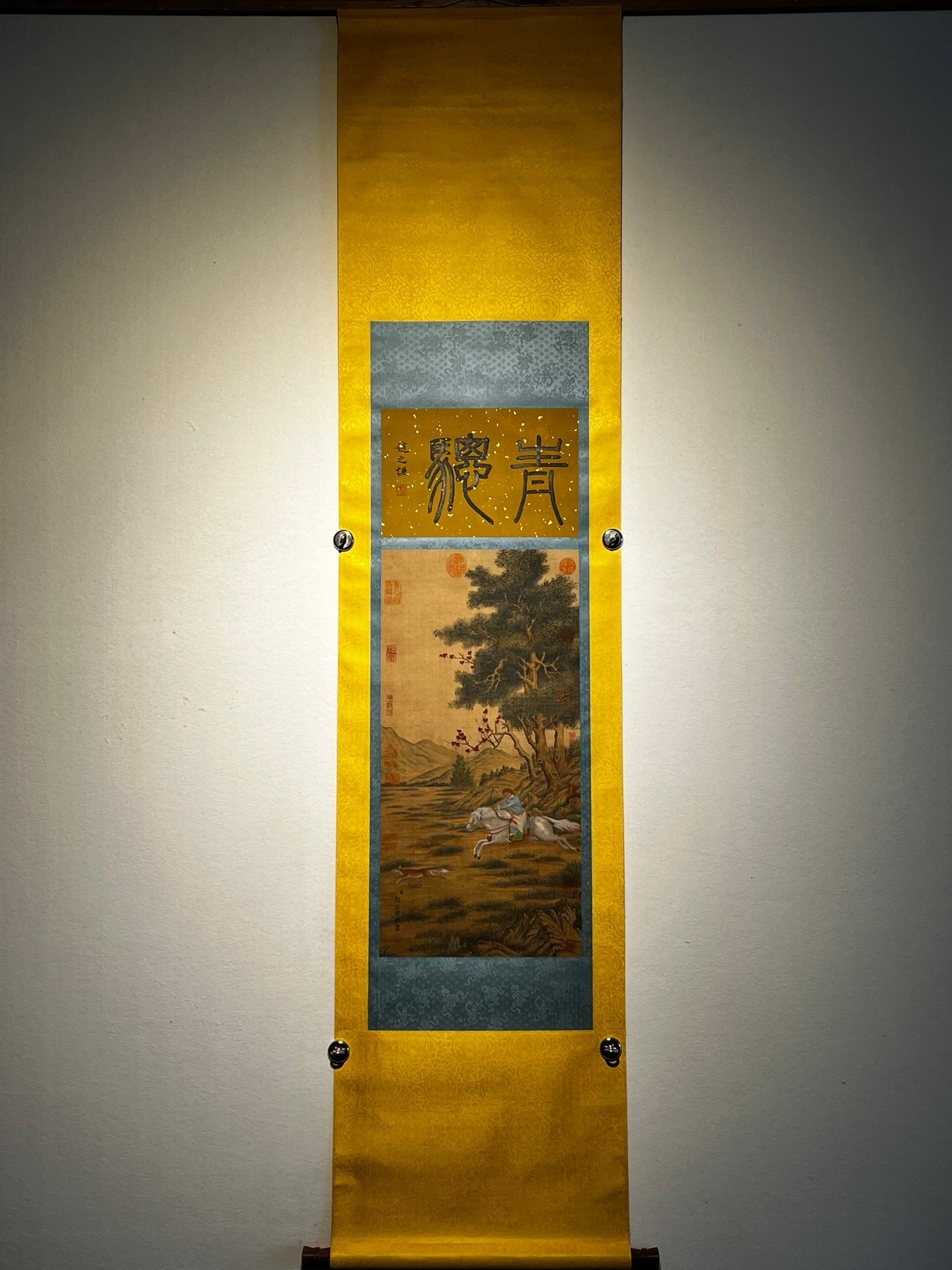 Chinese scroll painting Lang Shining
