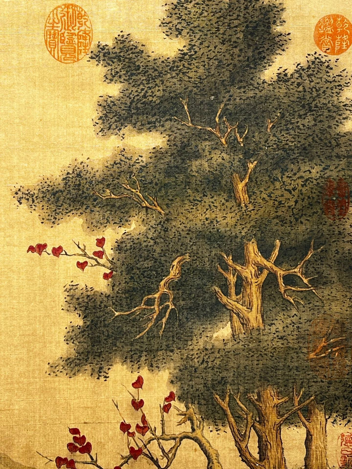 Chinese scroll painting Lang Shining