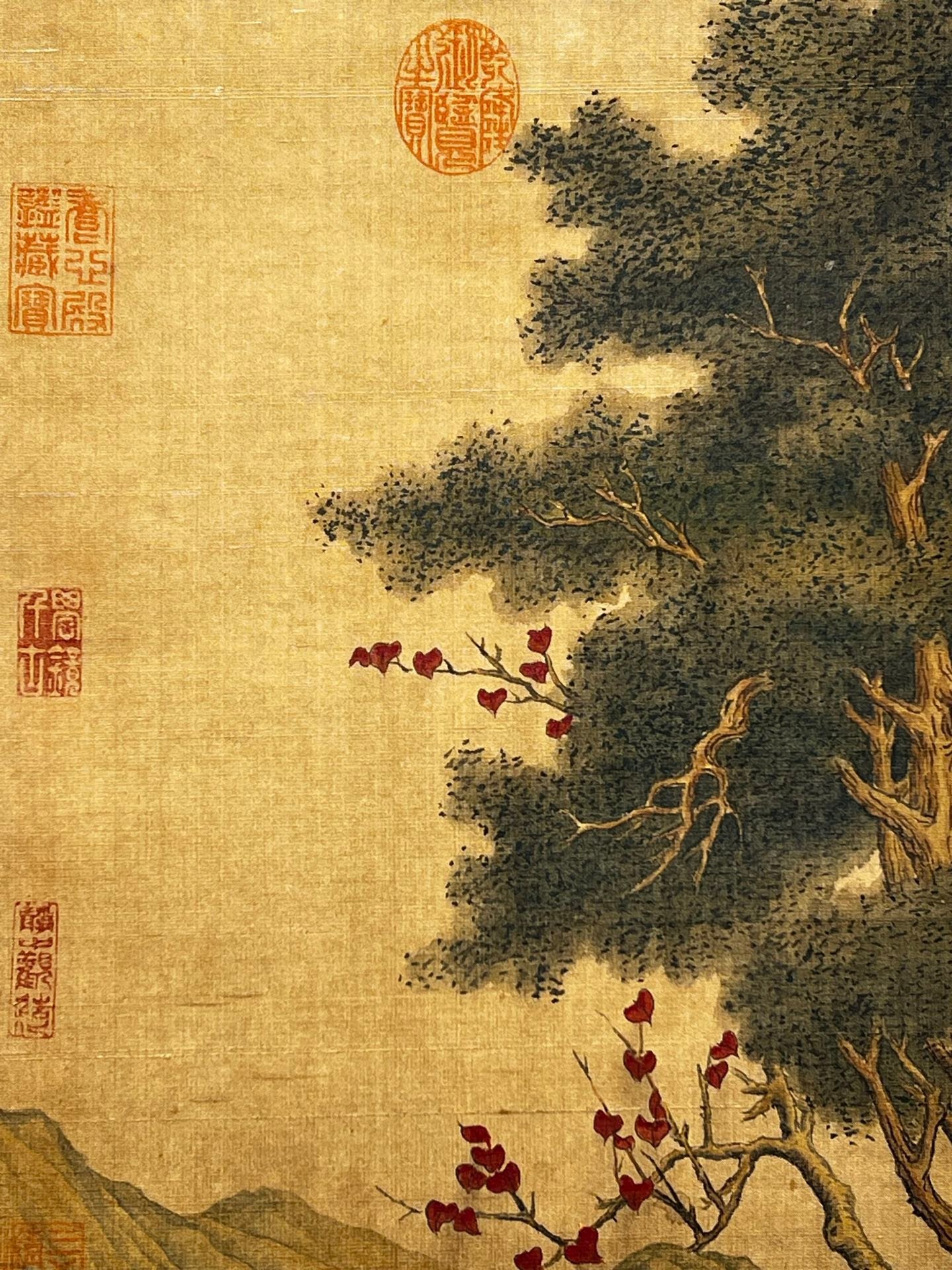 Chinese scroll painting Lang Shining