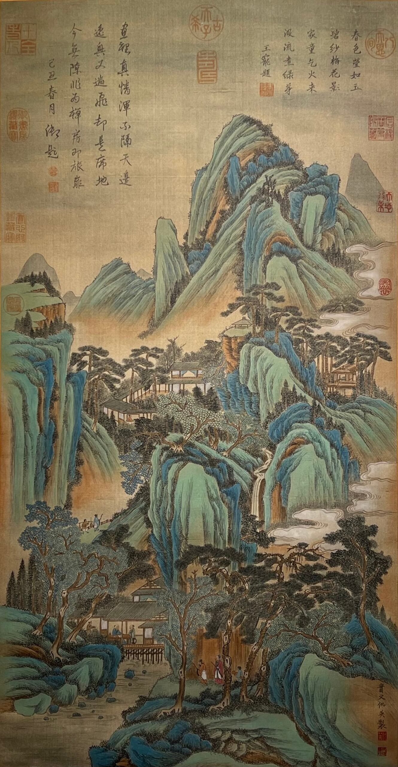 Chinese scroll painting Qiu Yin