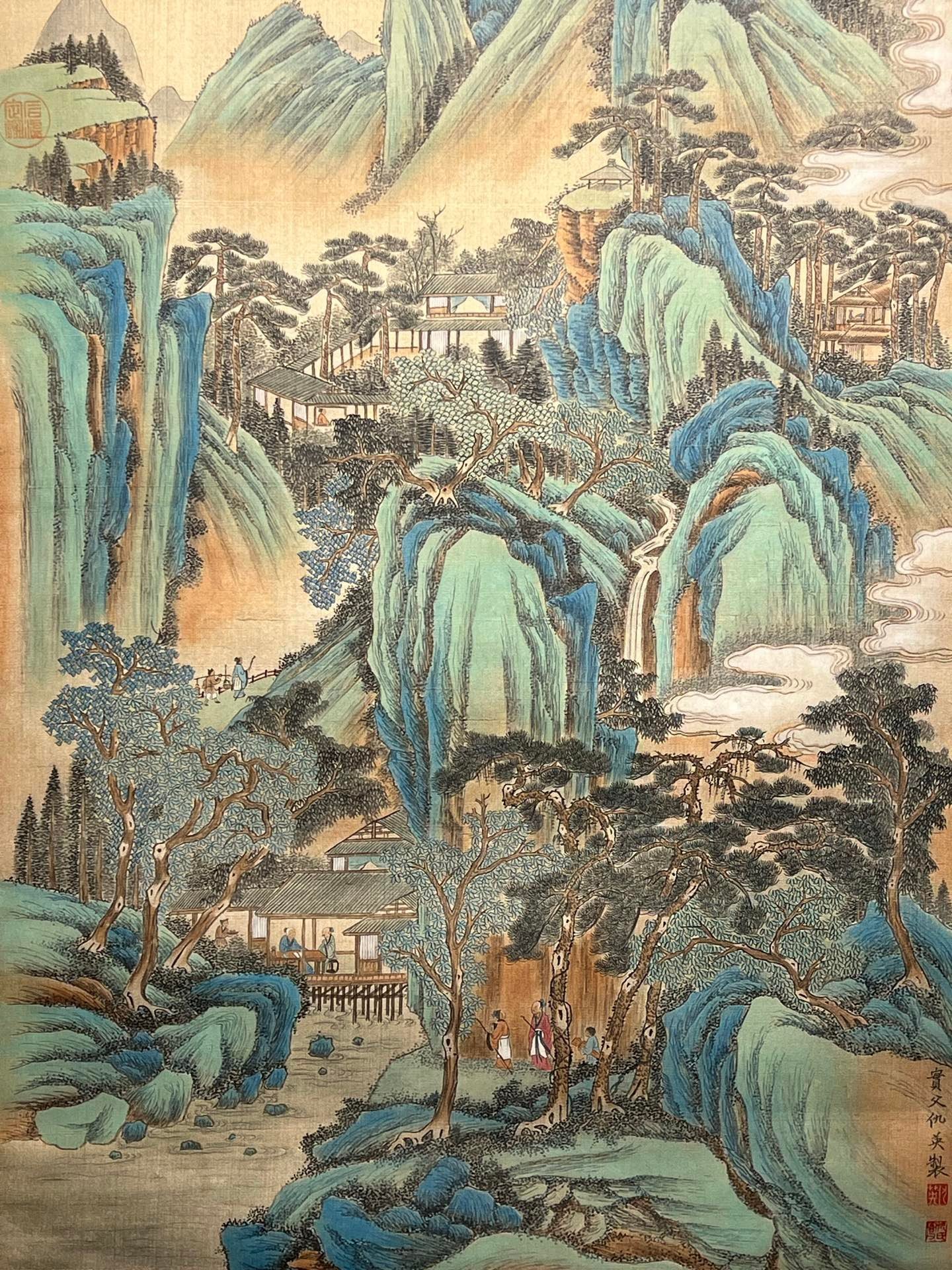 Chinese scroll painting Qiu Yin