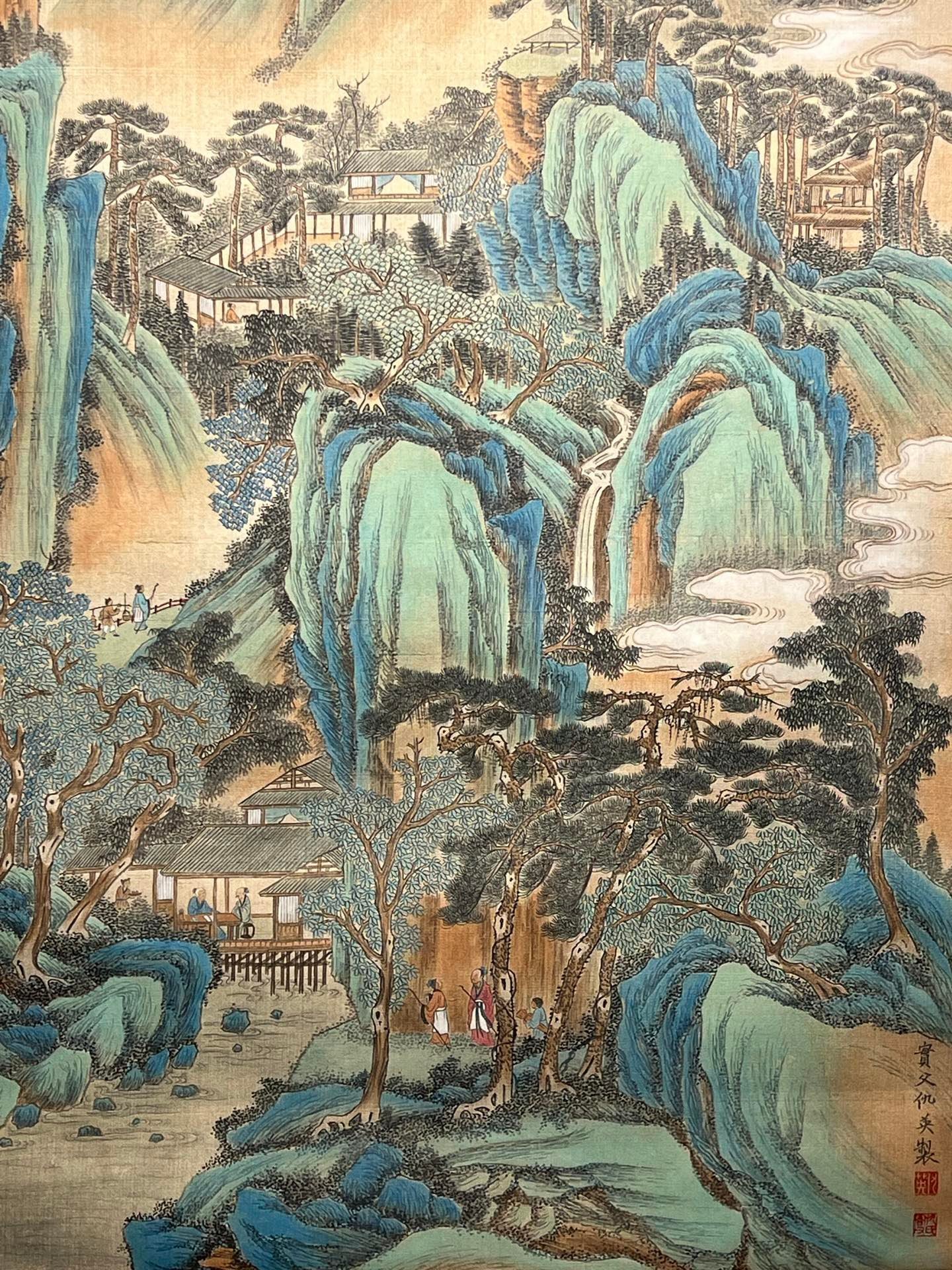 Chinese scroll painting Qiu Yin