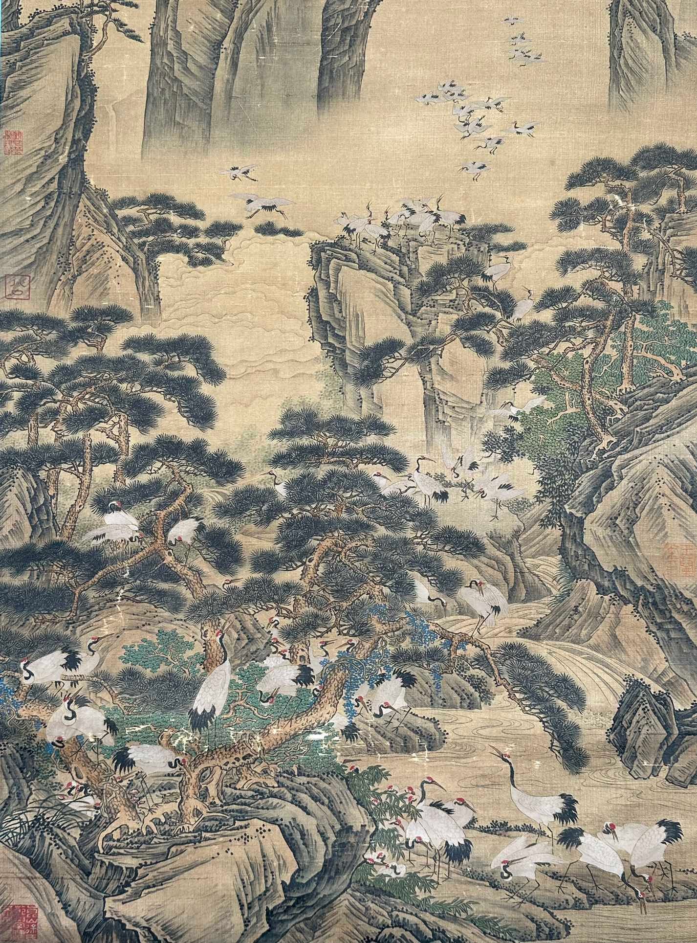 Chinese scroll painting Zhao Mengfu