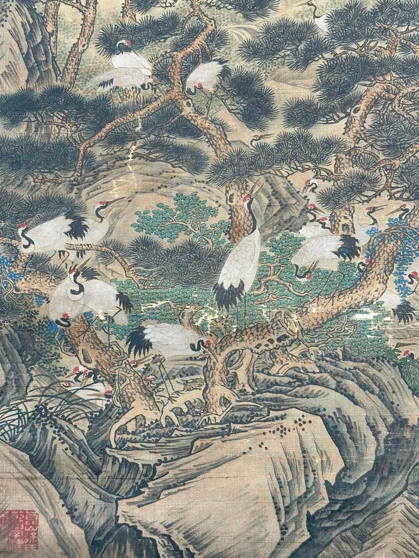 Chinese scroll painting Zhao Mengfu