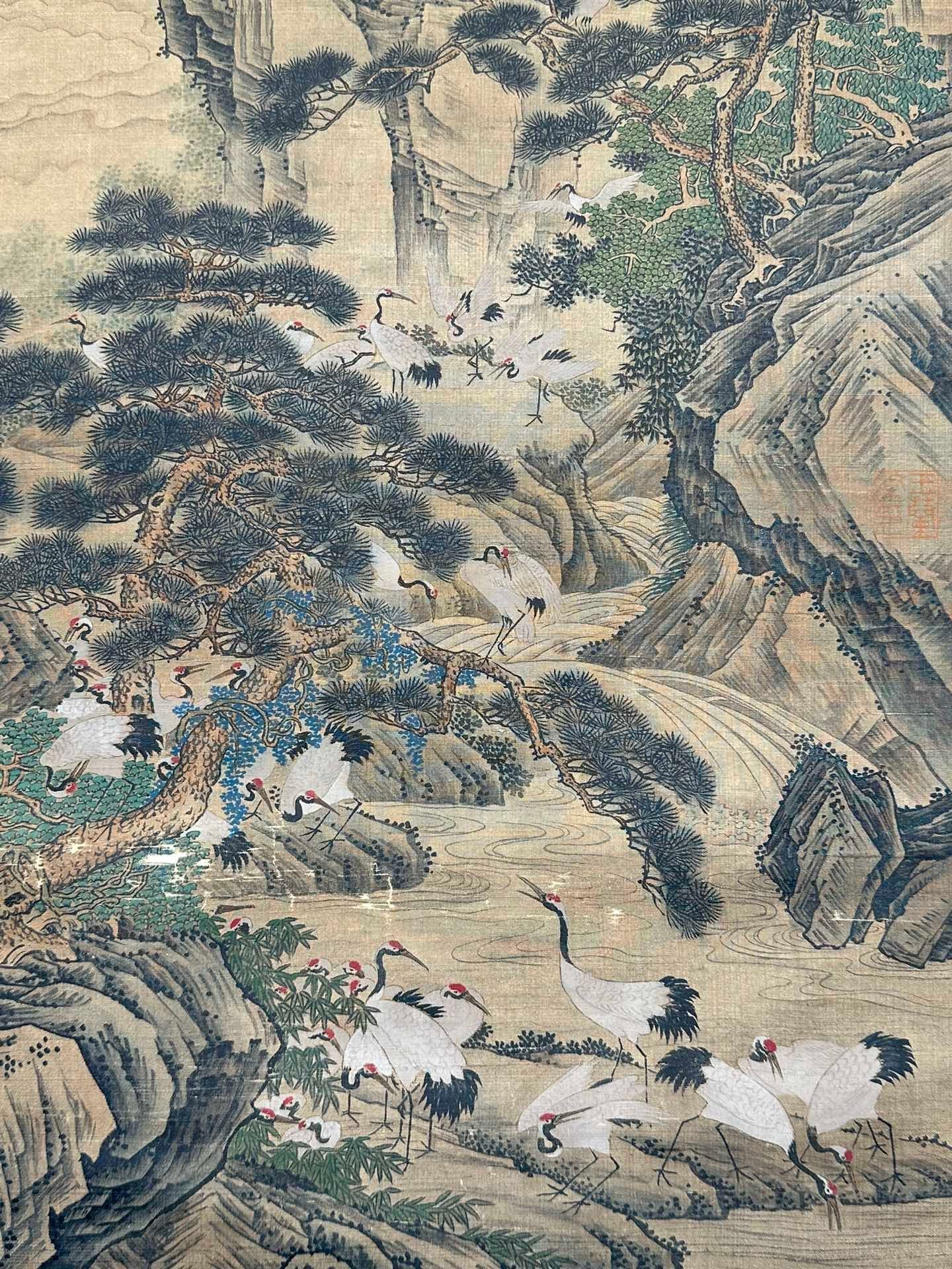 Chinese scroll painting Zhao Mengfu