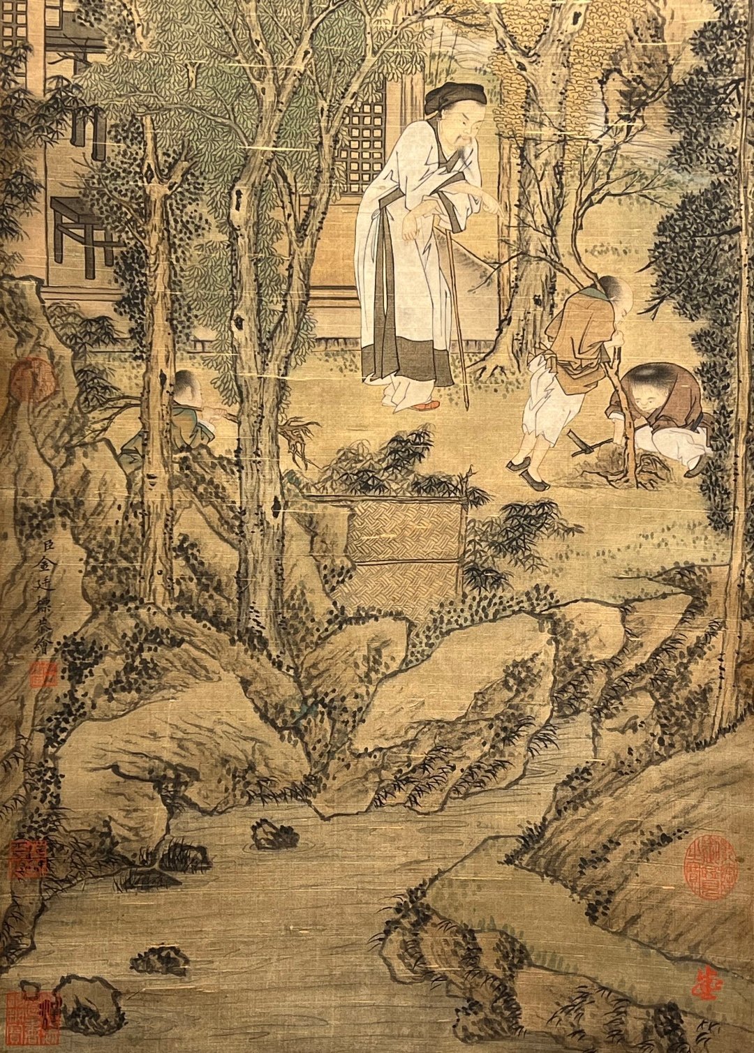 Chinese scroll painting Jin Tingbiao