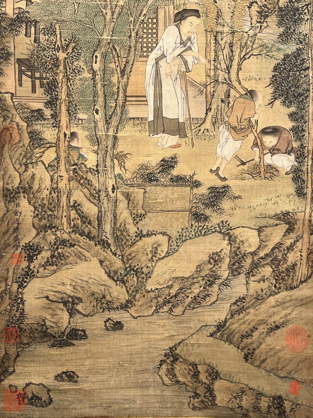 Chinese scroll painting Jin Tingbiao