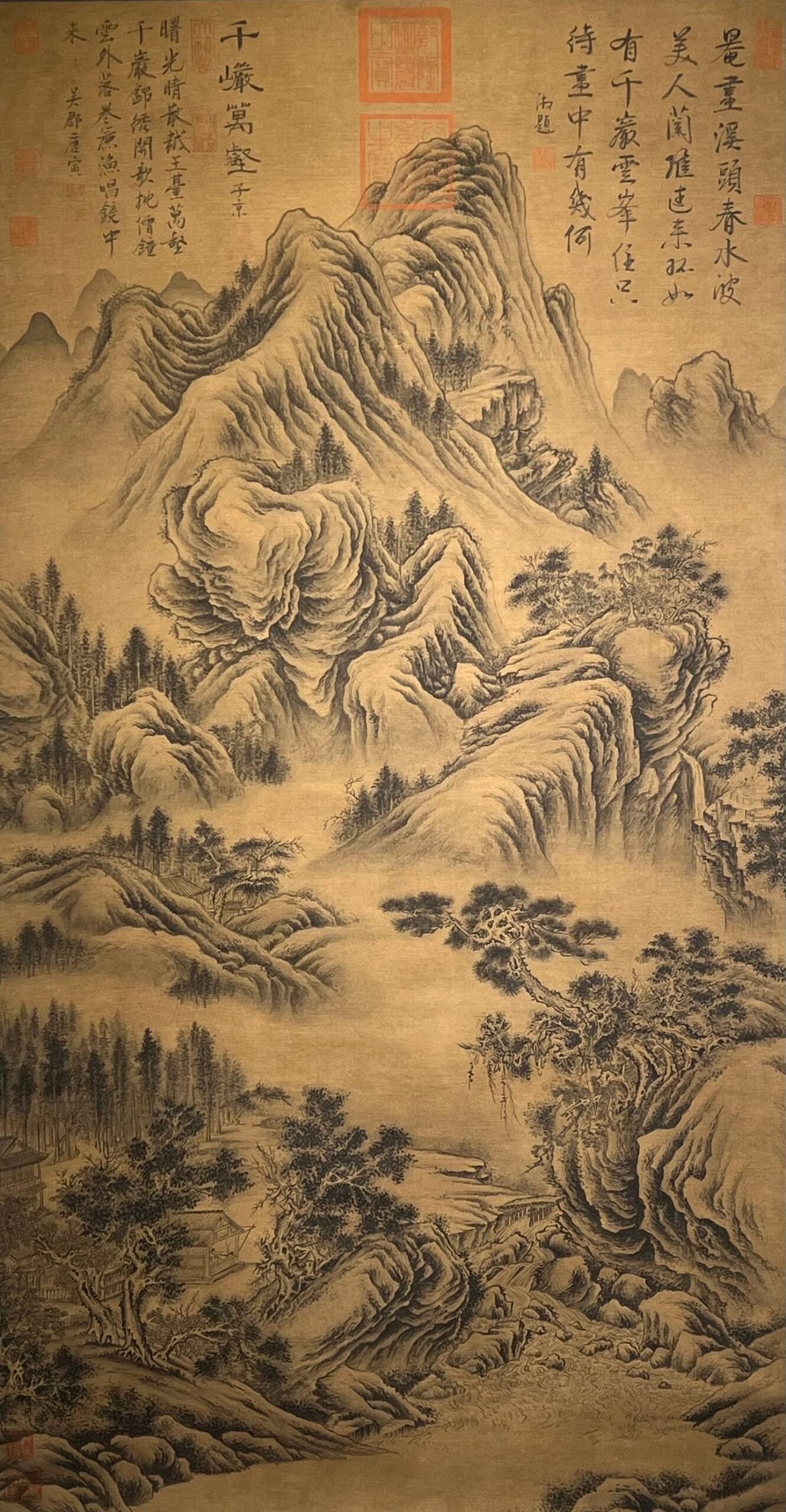 Chinese scroll painting Tang Yin
