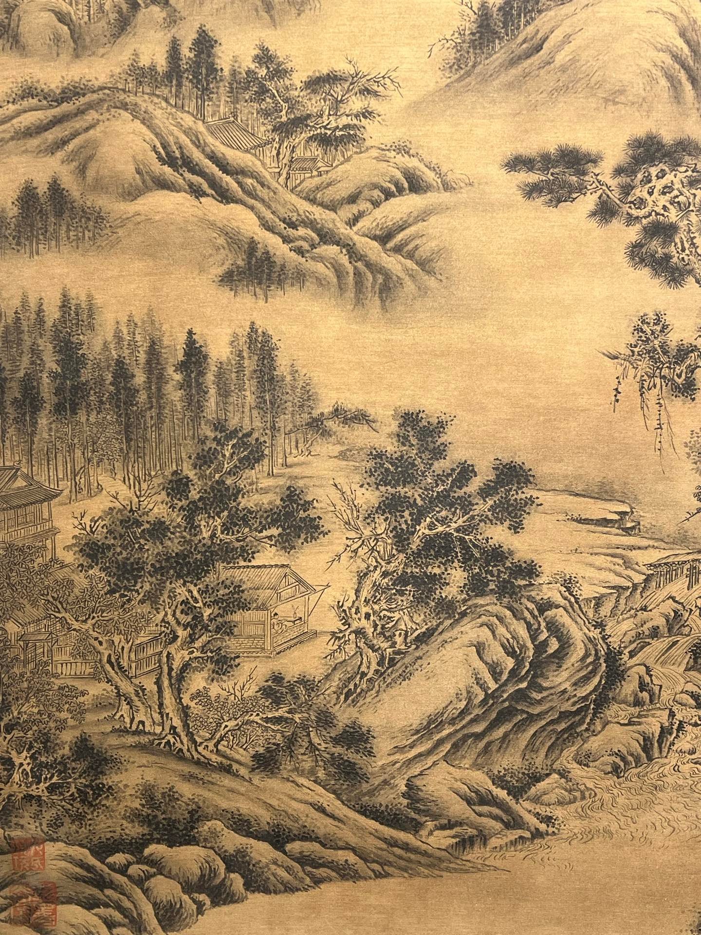 Chinese scroll painting Tang Yin