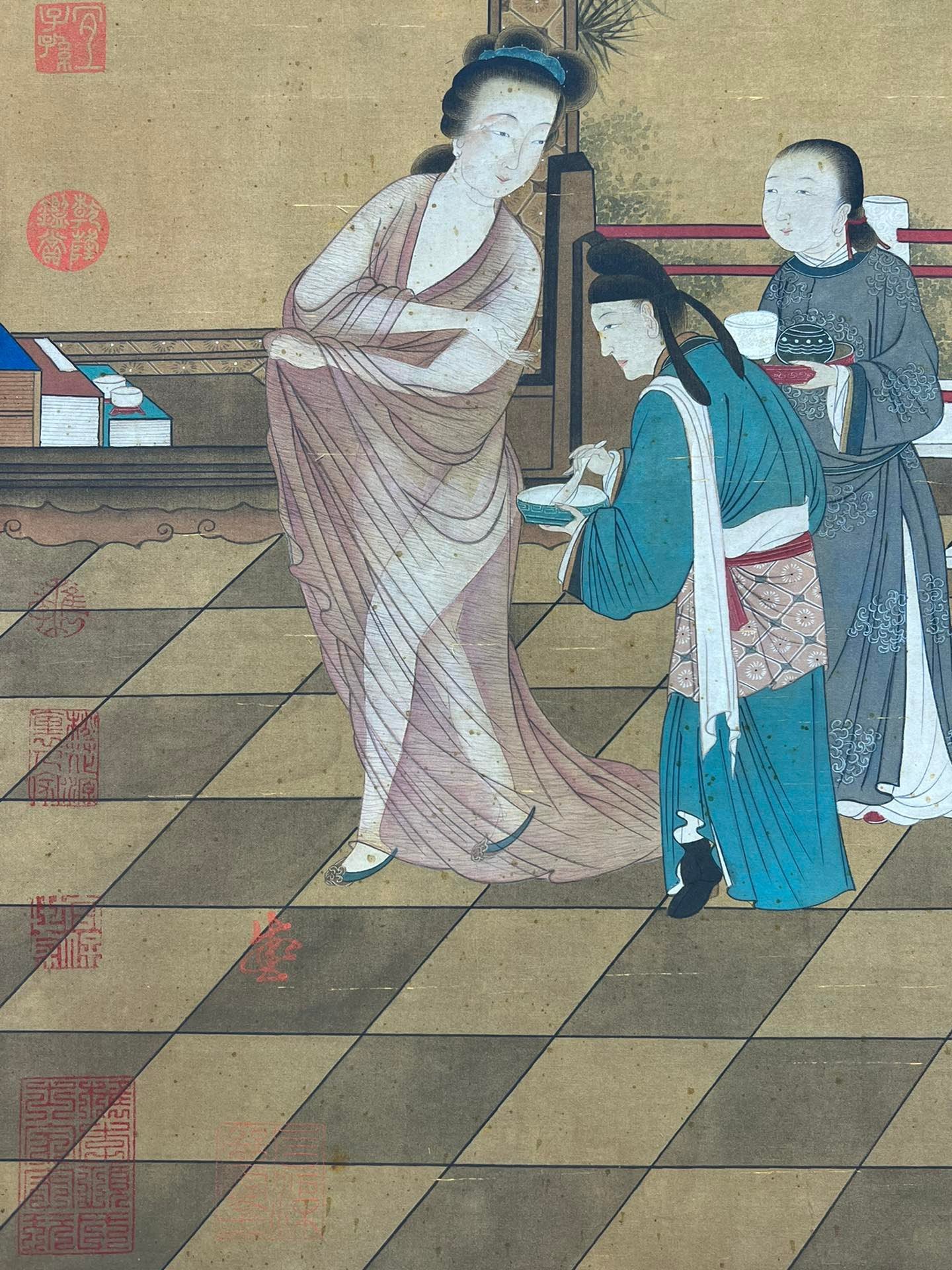 Chinese scroll painting Liu Songnian