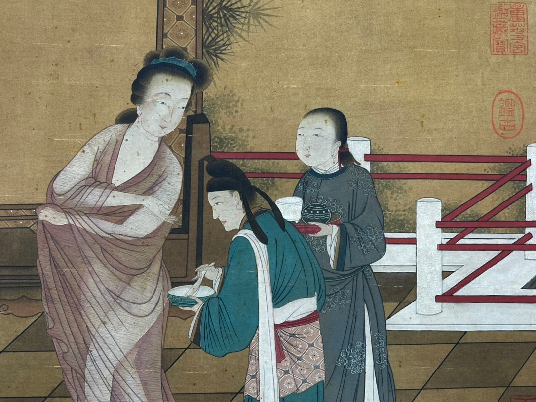 Chinese scroll painting Liu Songnian