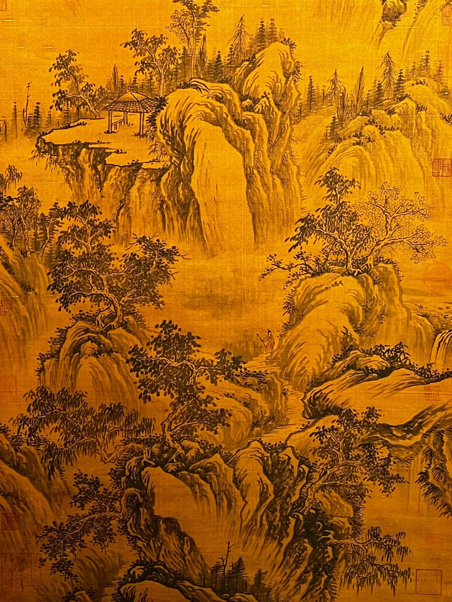 Chinese scroll painting Huainan King Liu
